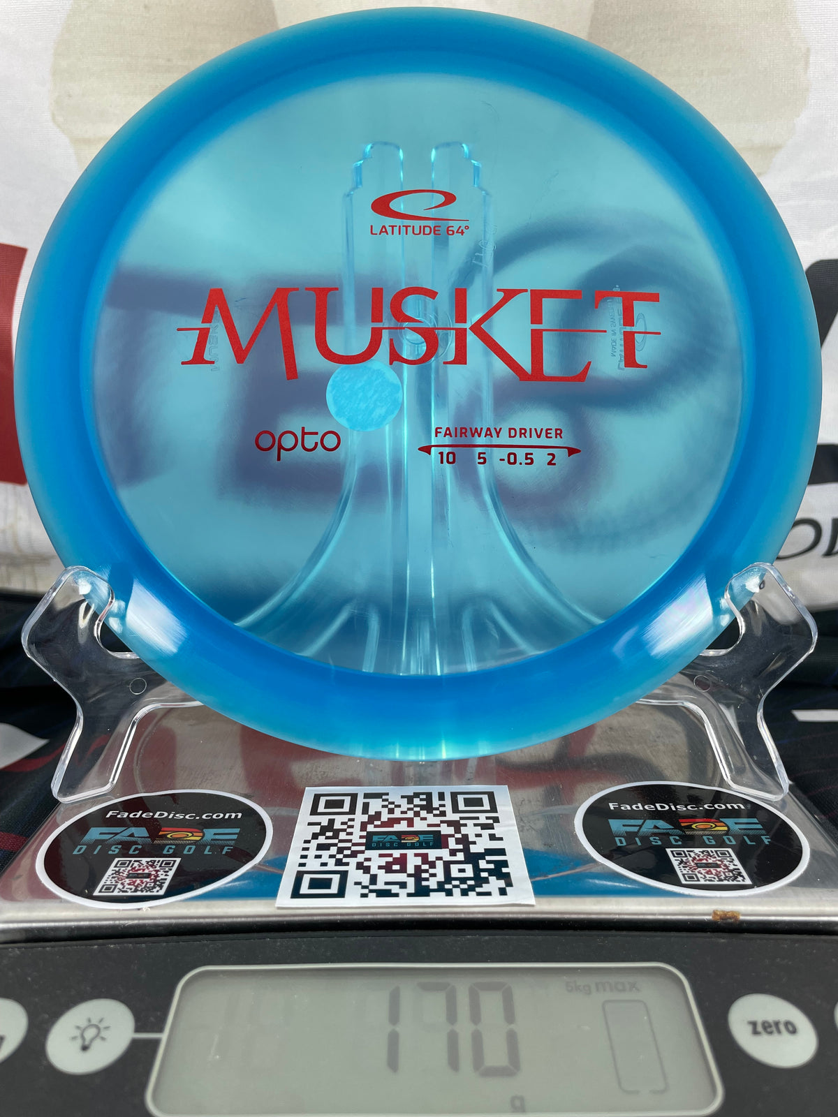 Latitude 64 Musket Opto 170g Blue w/ Red Foil Fairway Driver