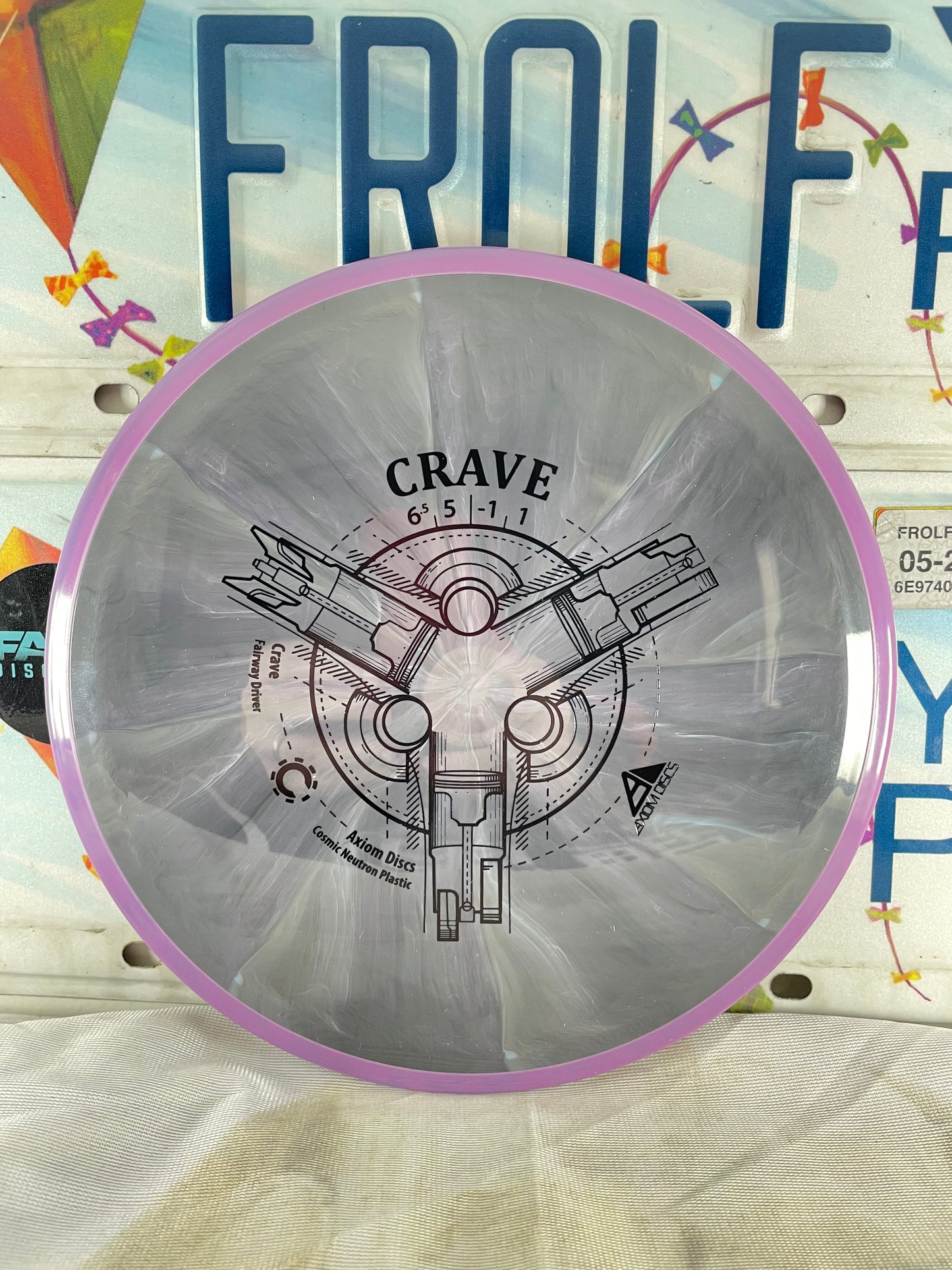 Axiom Crave Cosmic Neutron Purple 167g Fairway Driver