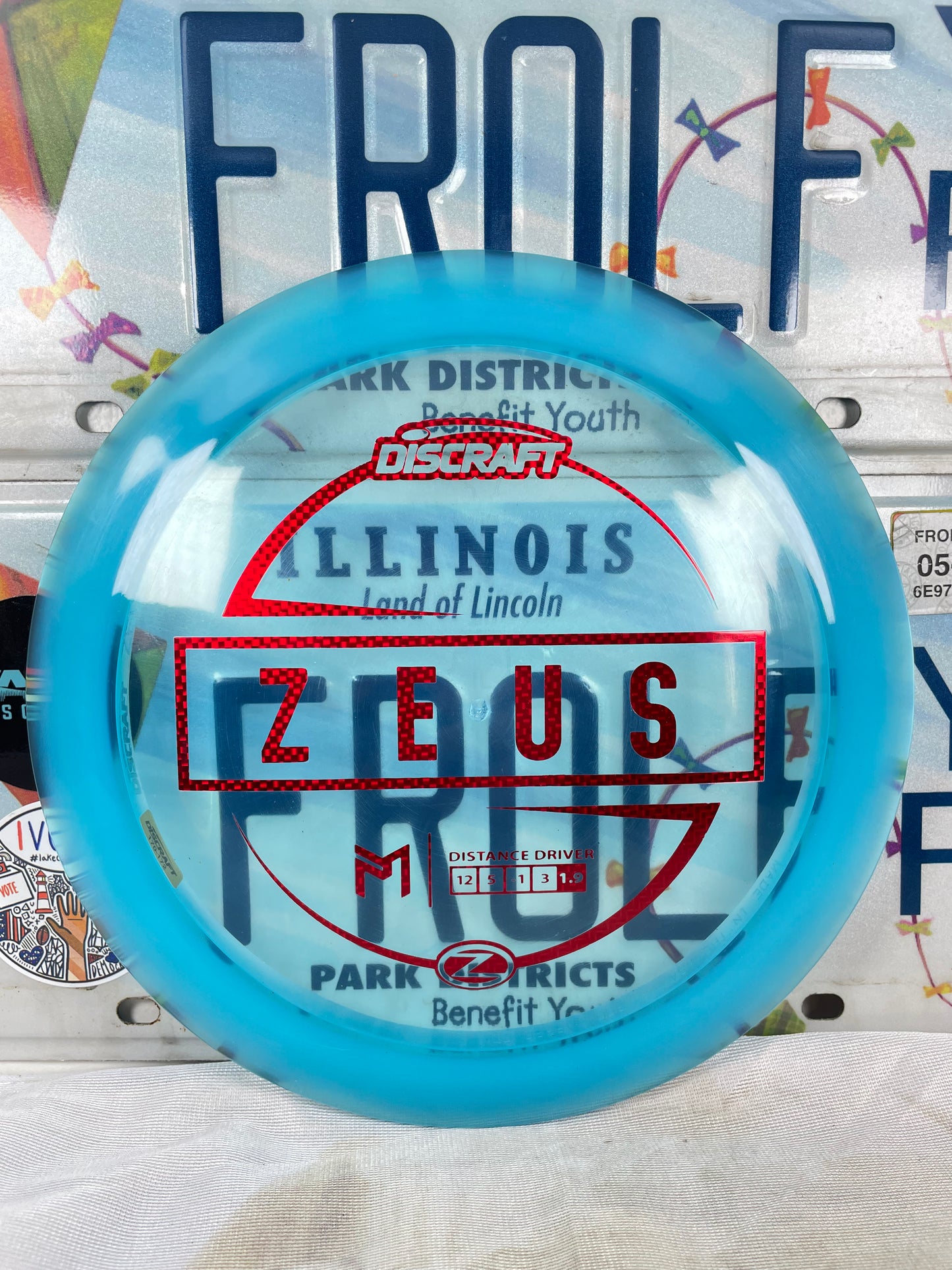 Discraft Zeus McBeth Z Blue 172g Distance Driver
