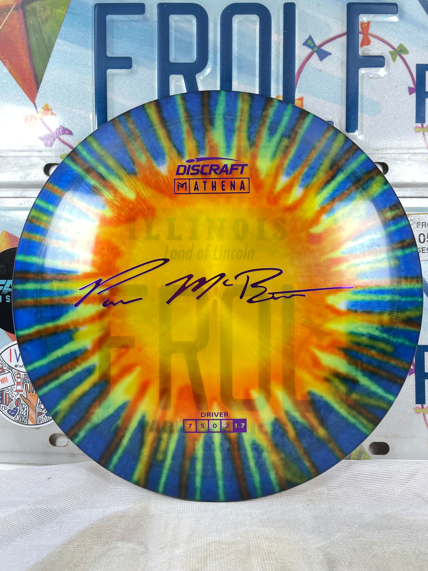 Discraft Athena McBeth Z Fly Dye Orange 170g Fairway Driver