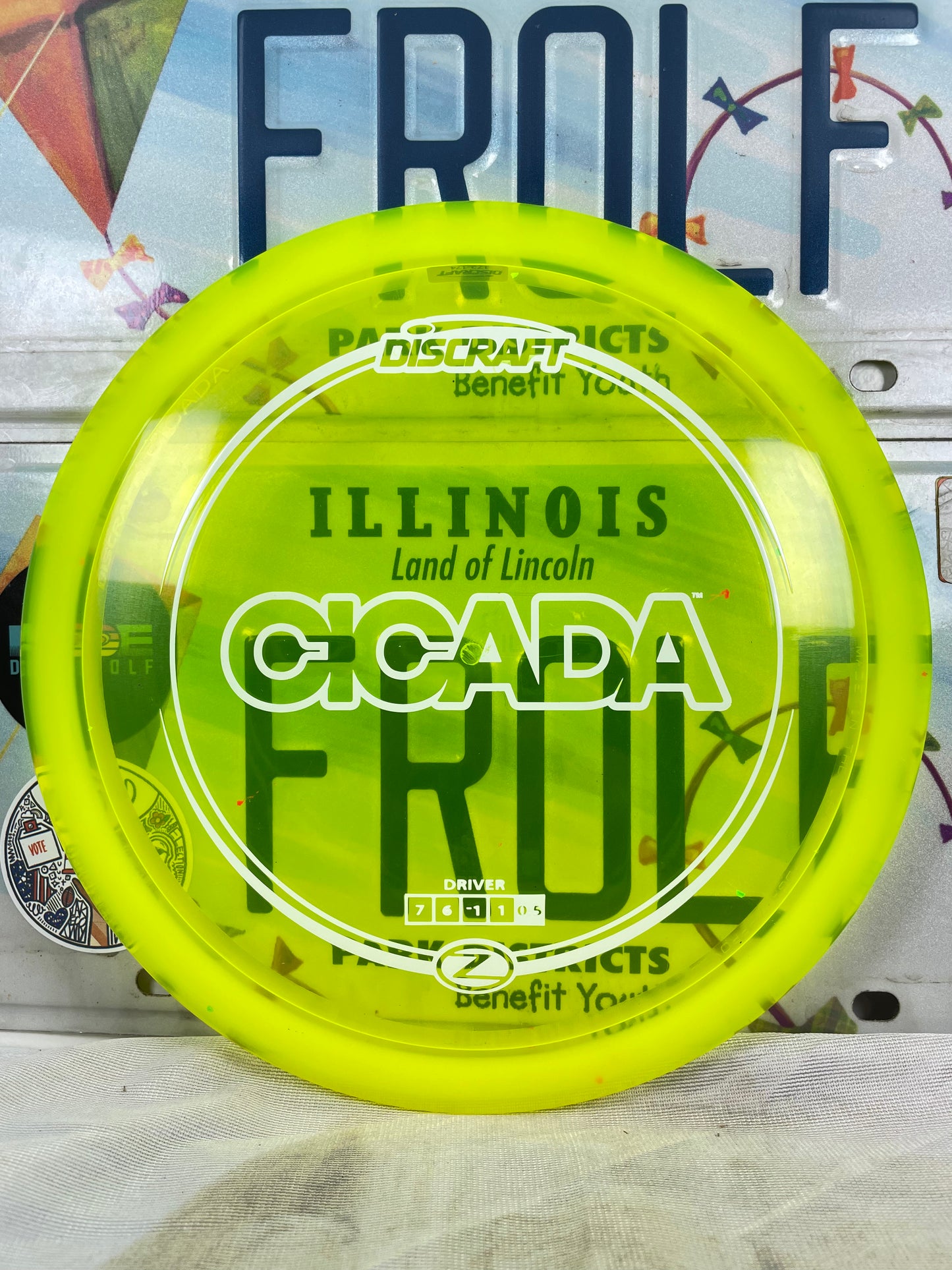Discraft Cicada Z Line Yellow 176g Fairway Driver