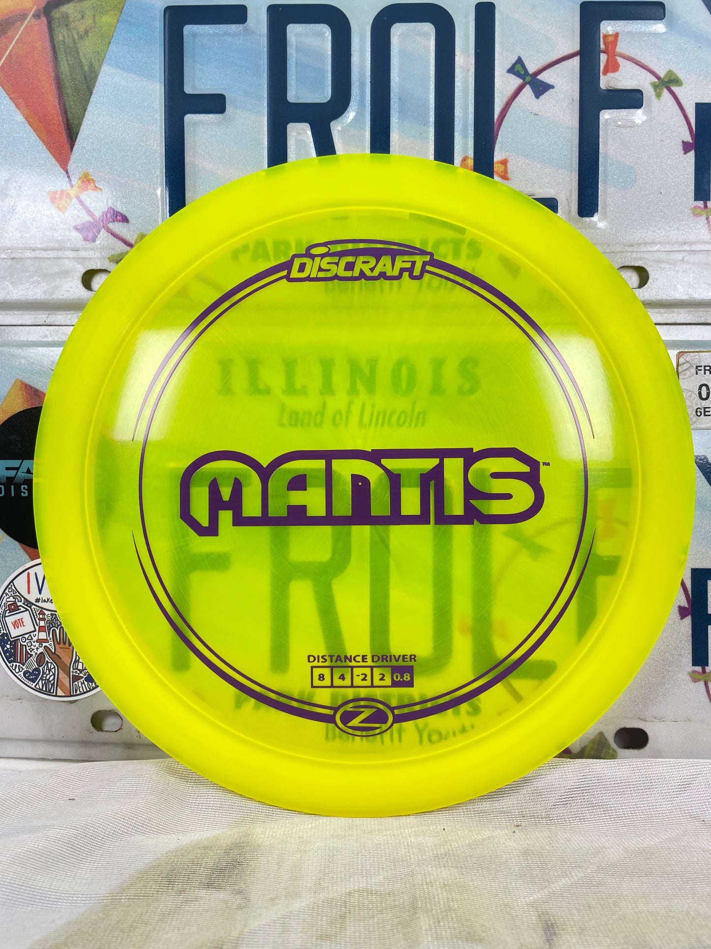 Discraft Mantis Z Yellow 163g Fairway Driver