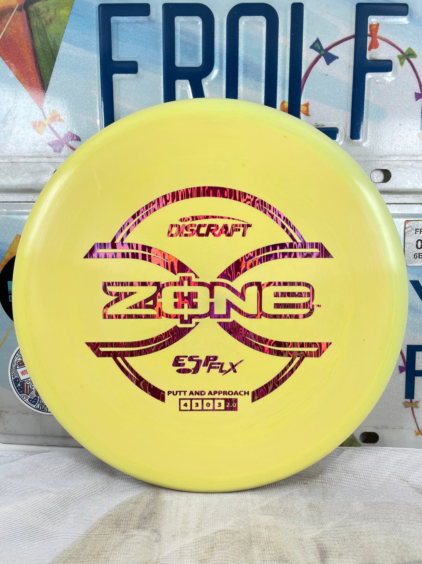 Discraft Zone ESP FLX Yellow 176g Putter