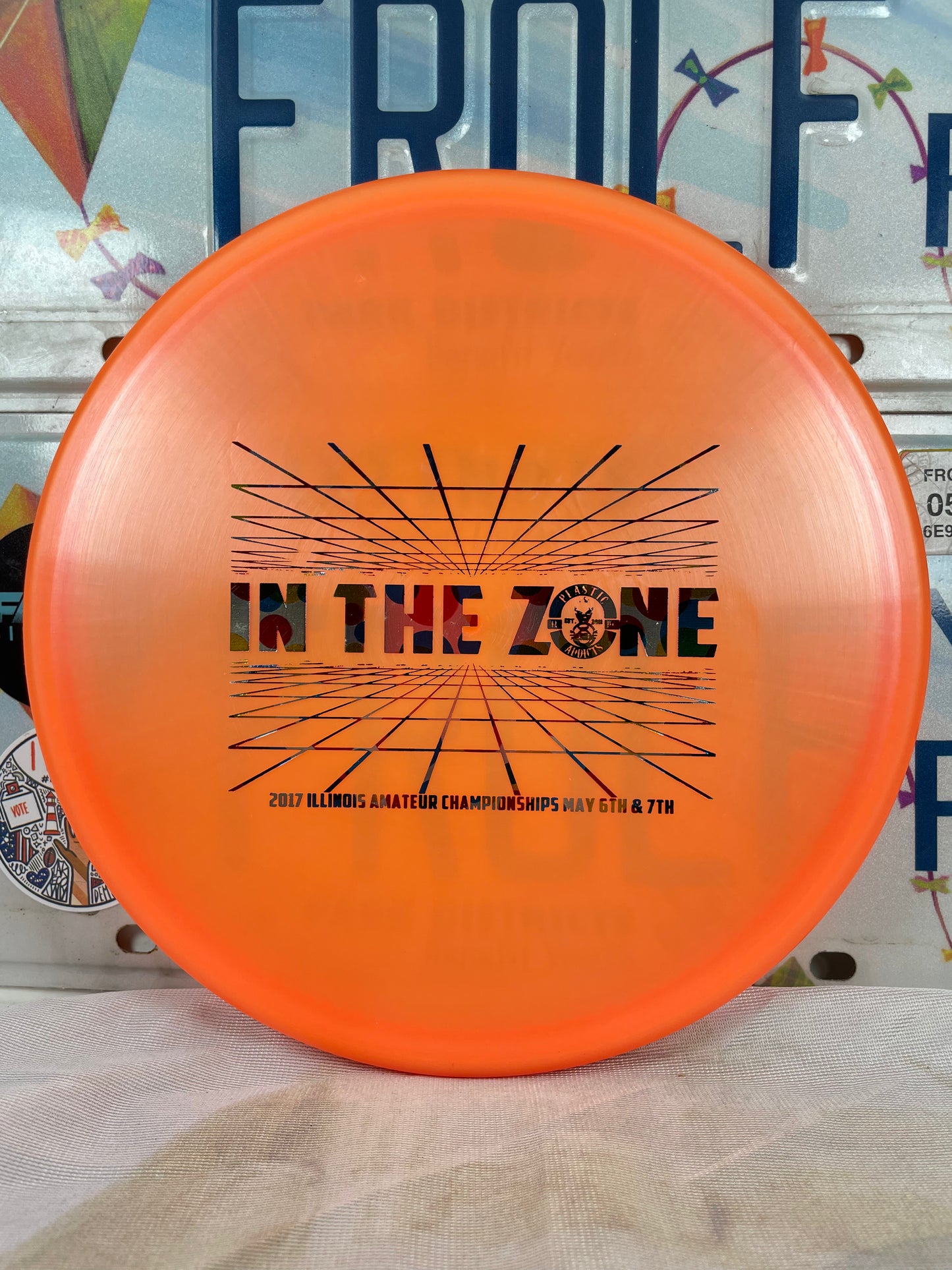 Discraft Zone Z Line Orange 175g IL Am Championship 2017 Putter