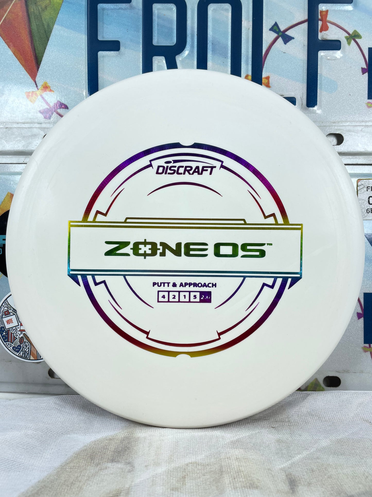 Discraft Zone OS Putter Line White 174g Putter