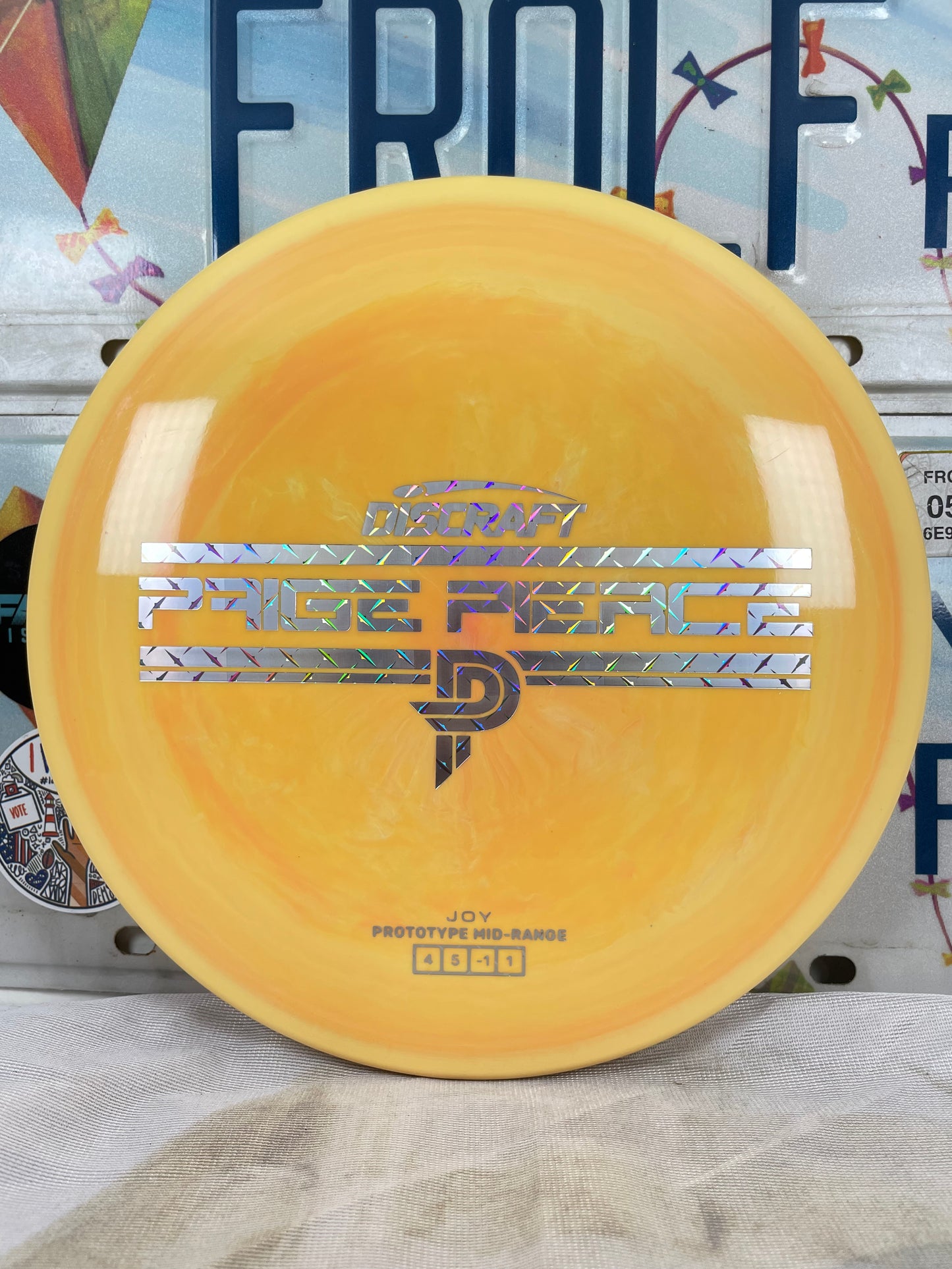 Discraft Joy ESP Orange 167g Prototype Midrange