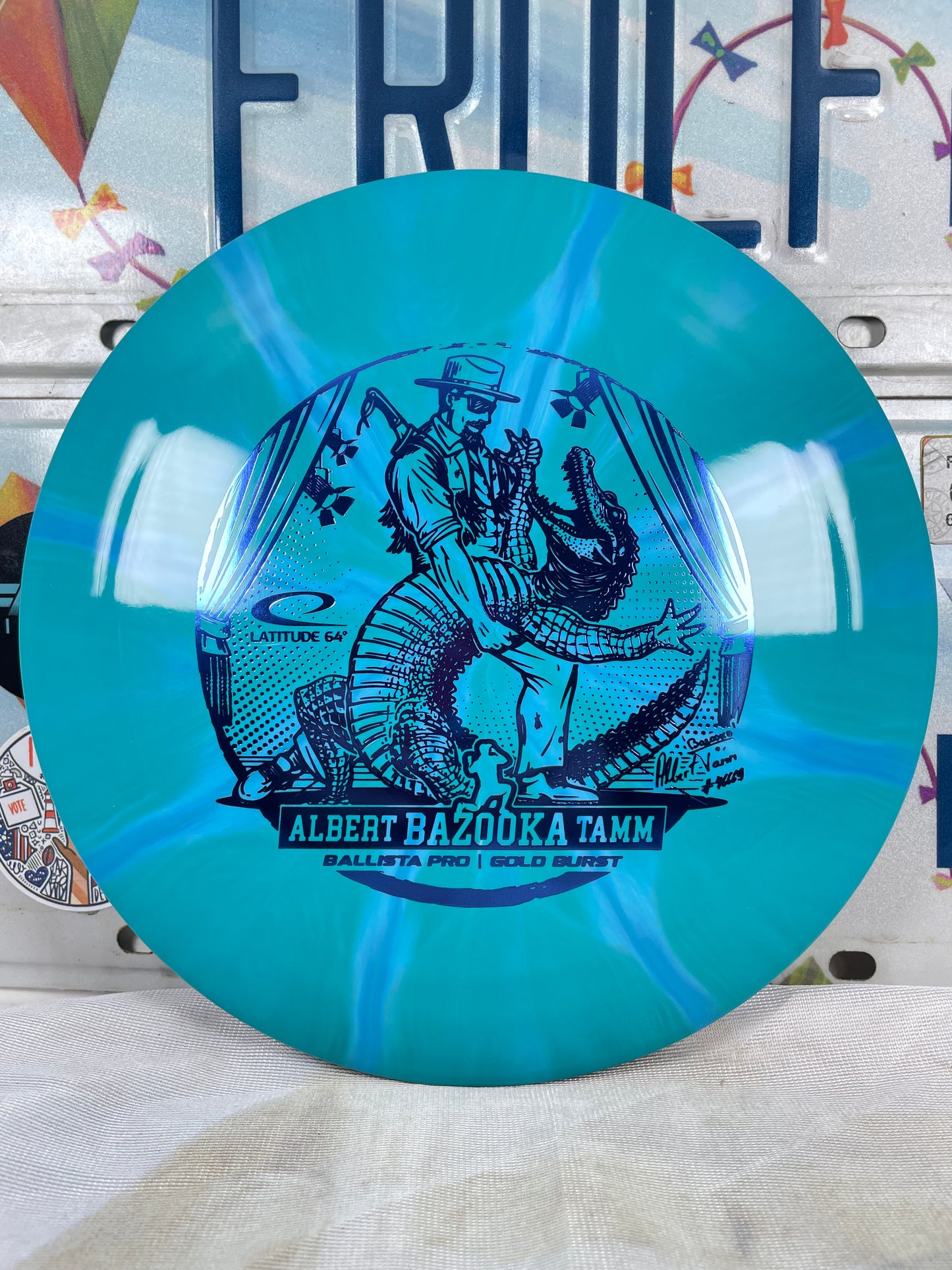 Latitude 64 Ballista Pro Gold Extreme Burst 173g Green Tamm Distance Driver