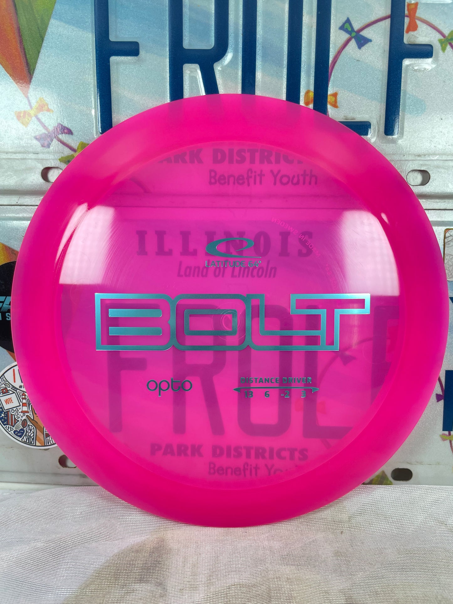 Latitude 64 Bolt Opto Pink 173g Distance Driver