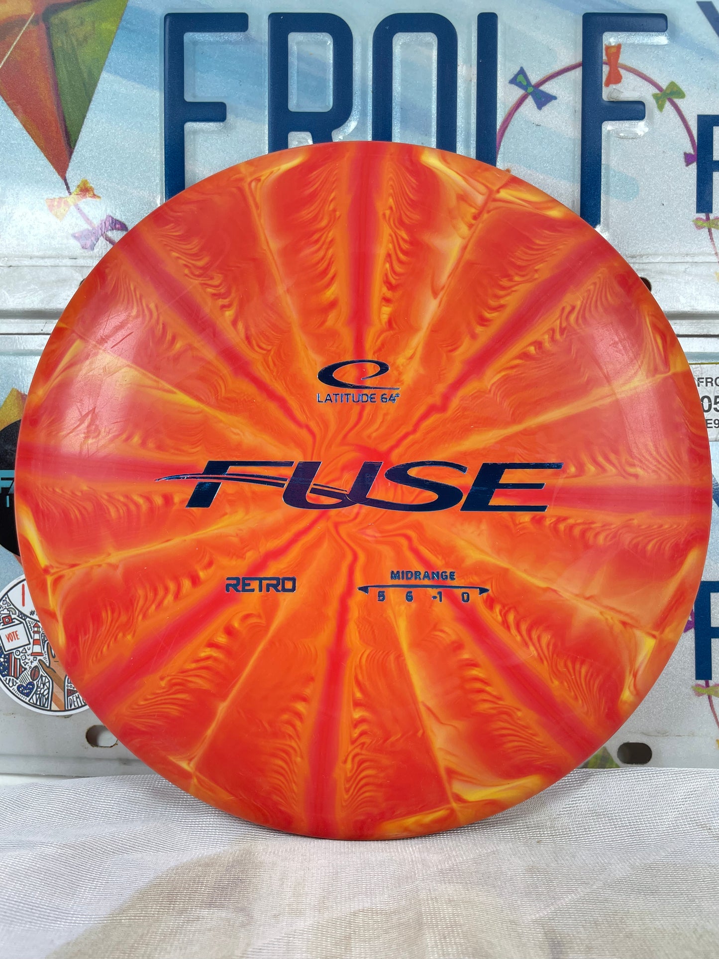 Latitude 64 Fuse Retro Burst Orange 175g Midrange