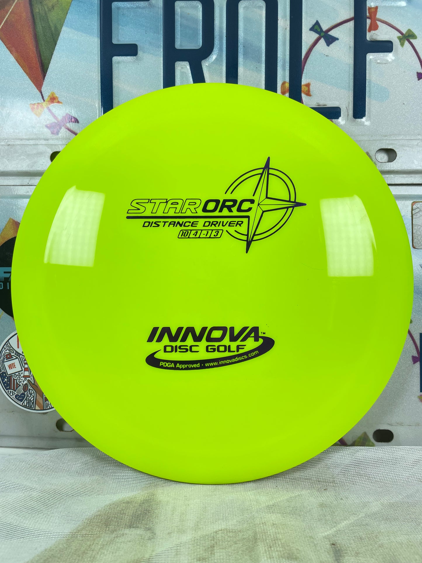 Innova Orc Star Yellow 170g Distance Driver