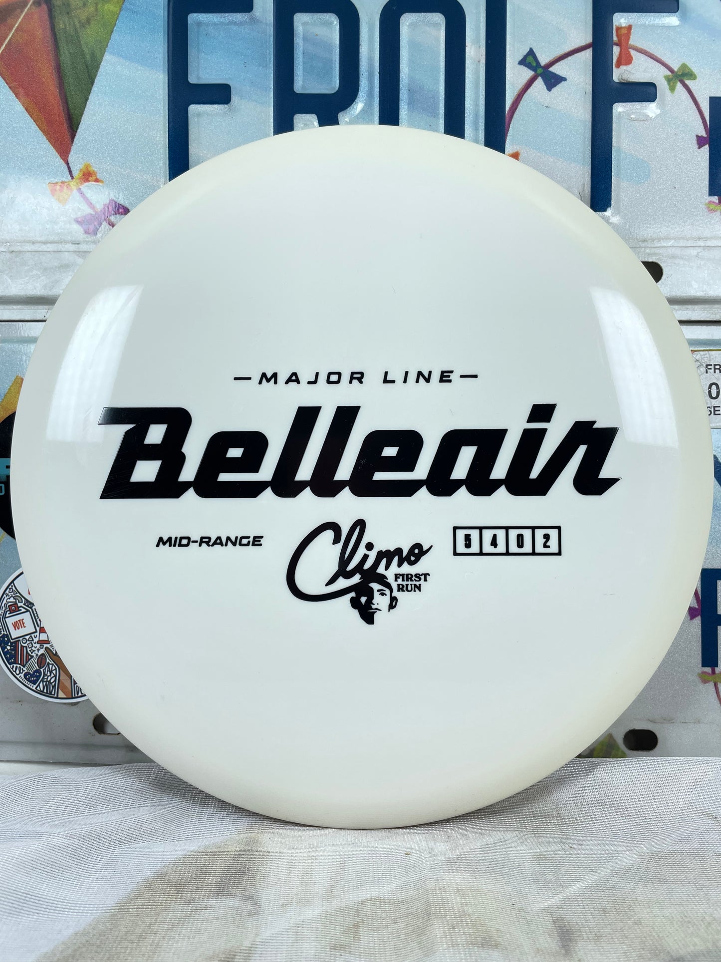 Climo Belleair Major Line White 176g First Run Midrange
