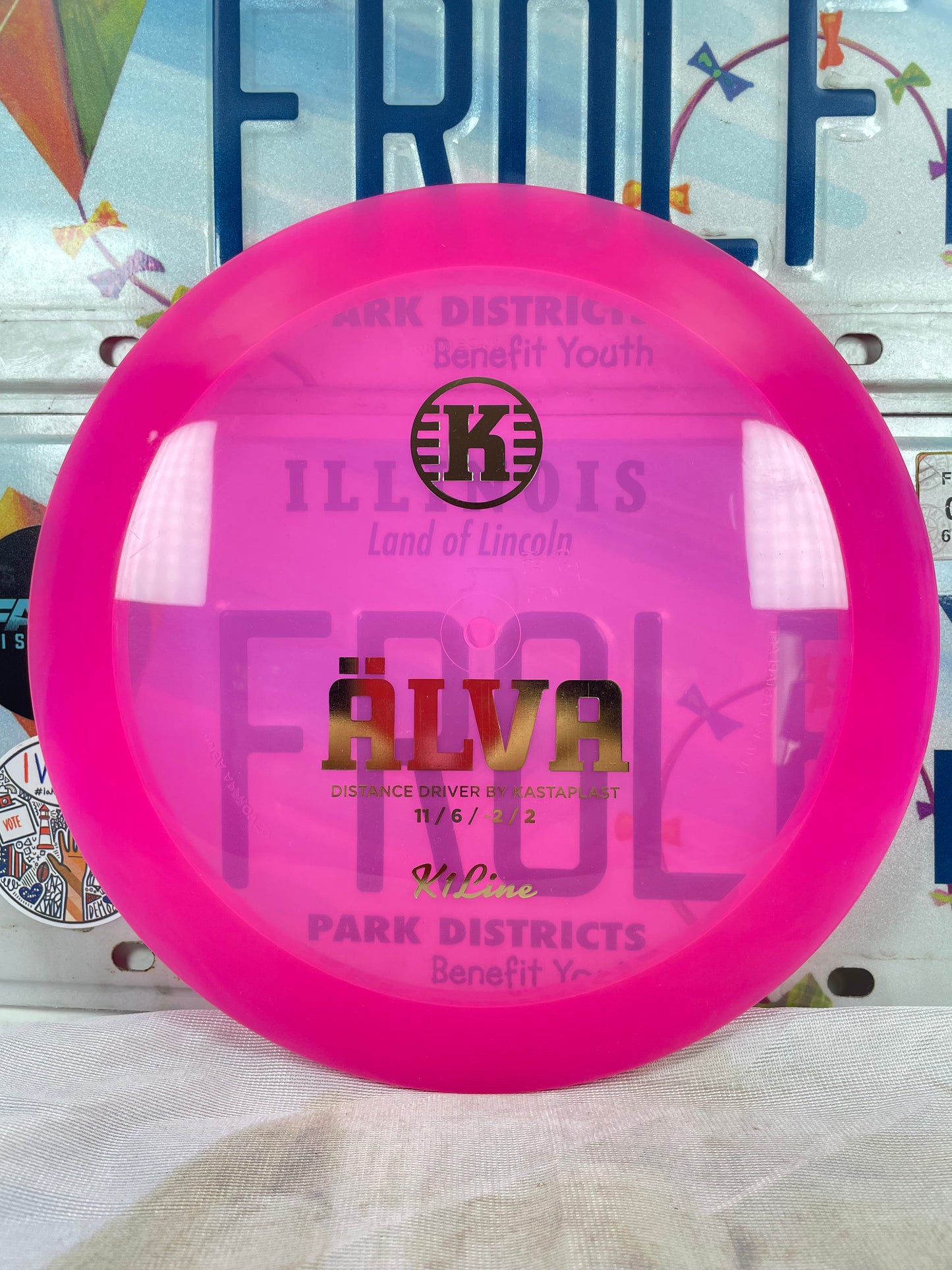 Kastaplast Alva K1 Pink 173g Distance Driver
