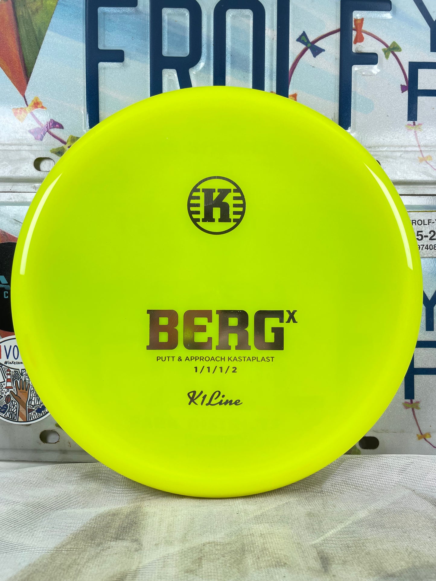 Kastaplast Berg X K1 Yellow 175g Putter