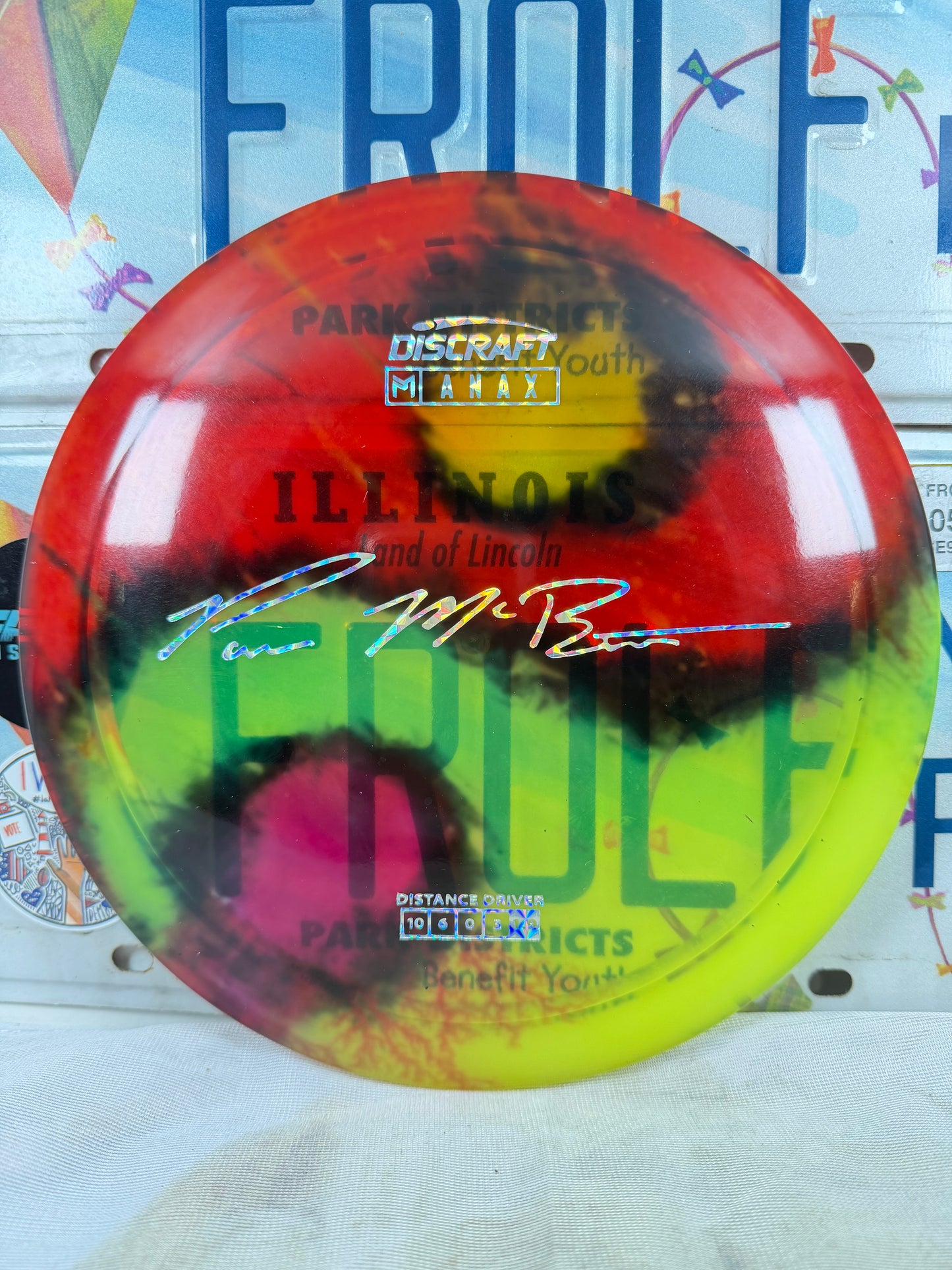 Discraft Anax McBeth Z Fly Dye Red 171g Distance Driver