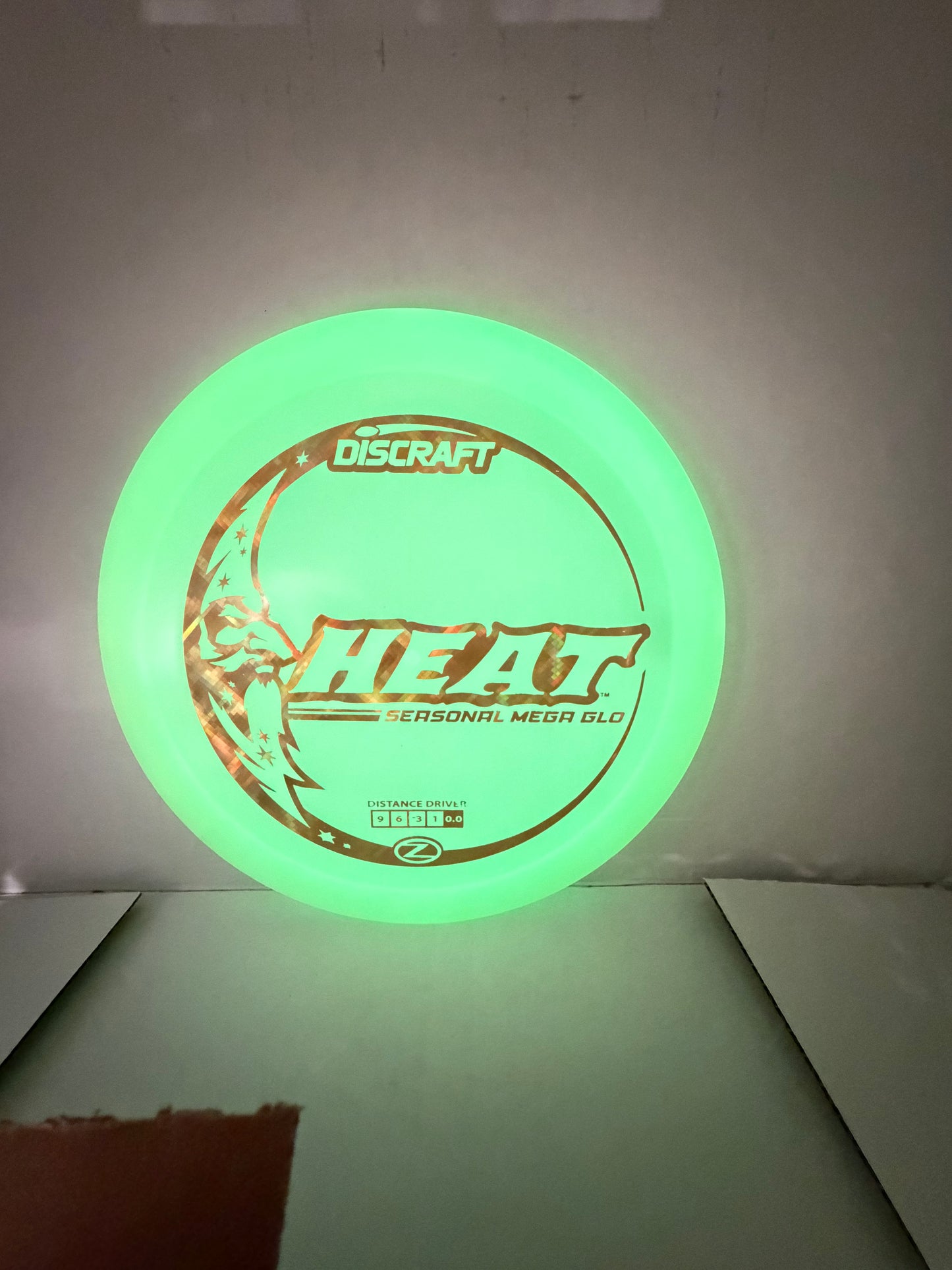 Discraft Heat Mega Glo Z Glow 168g Distance Driver