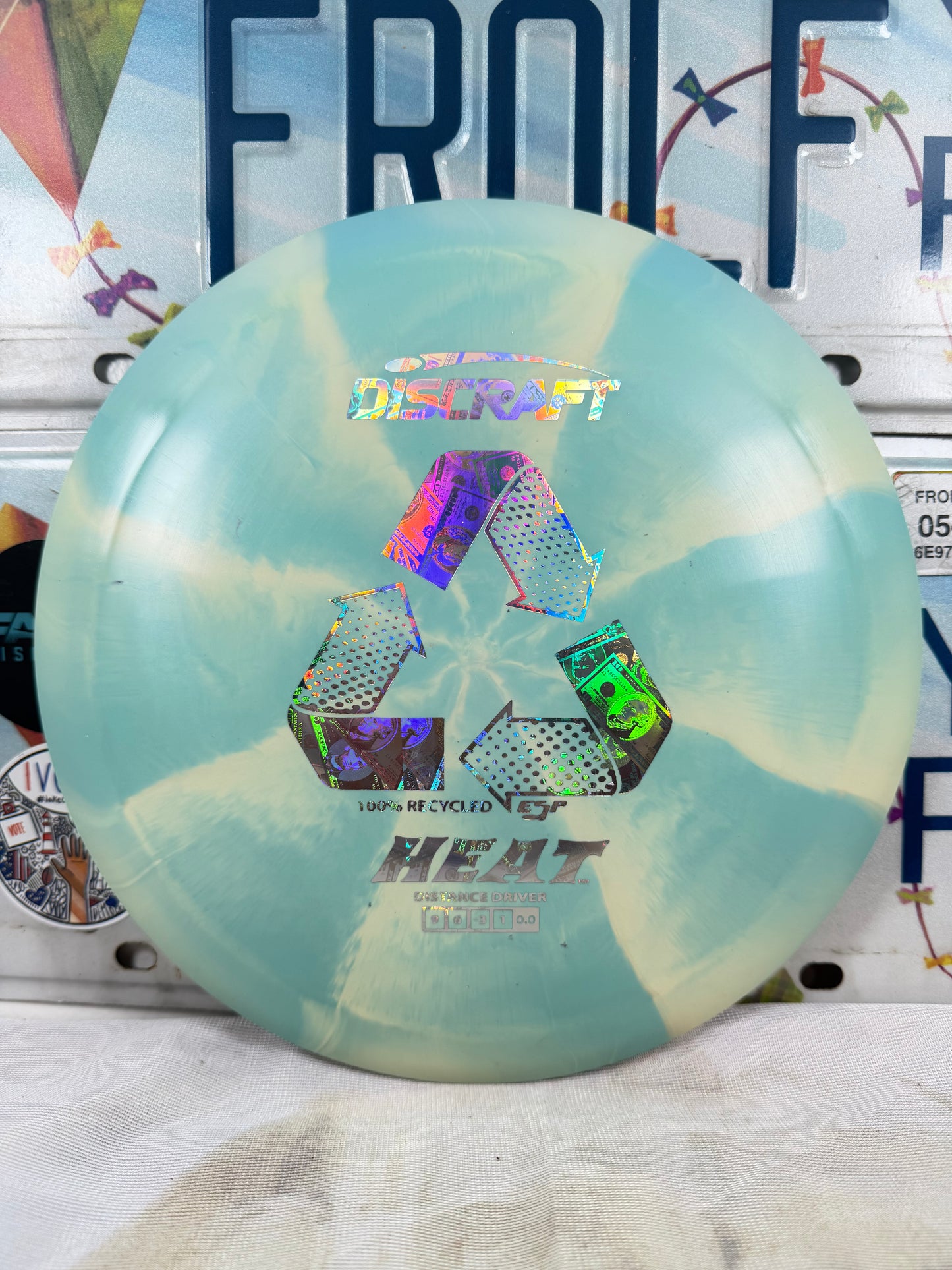 Discraft Heat Recycled Line Blue 173g Distance Driver