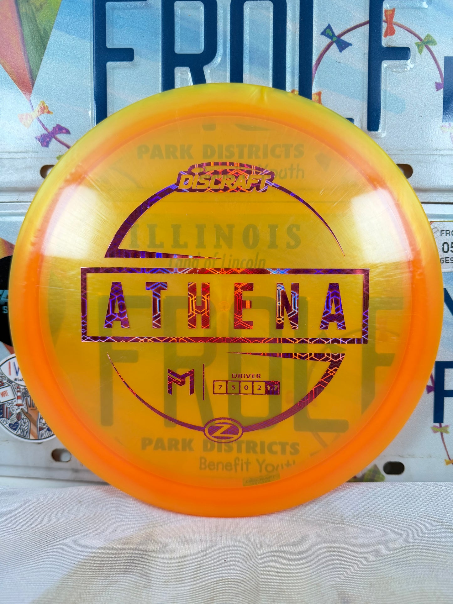 Discraft Athena McBeth Z Line Orange 168g Fairway Driver