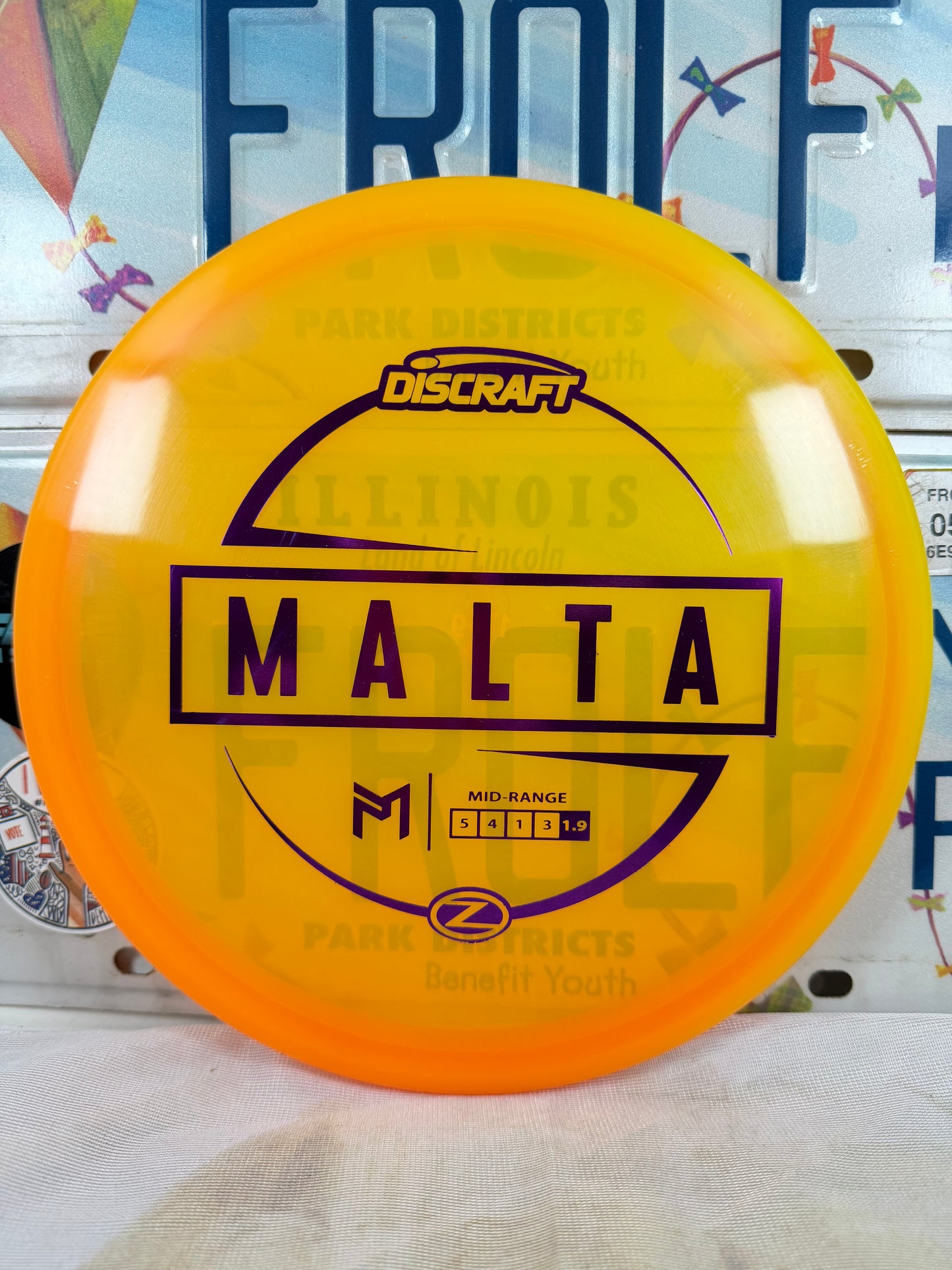 Discraft Malta McBeth Z Line Orange 179g Midrange