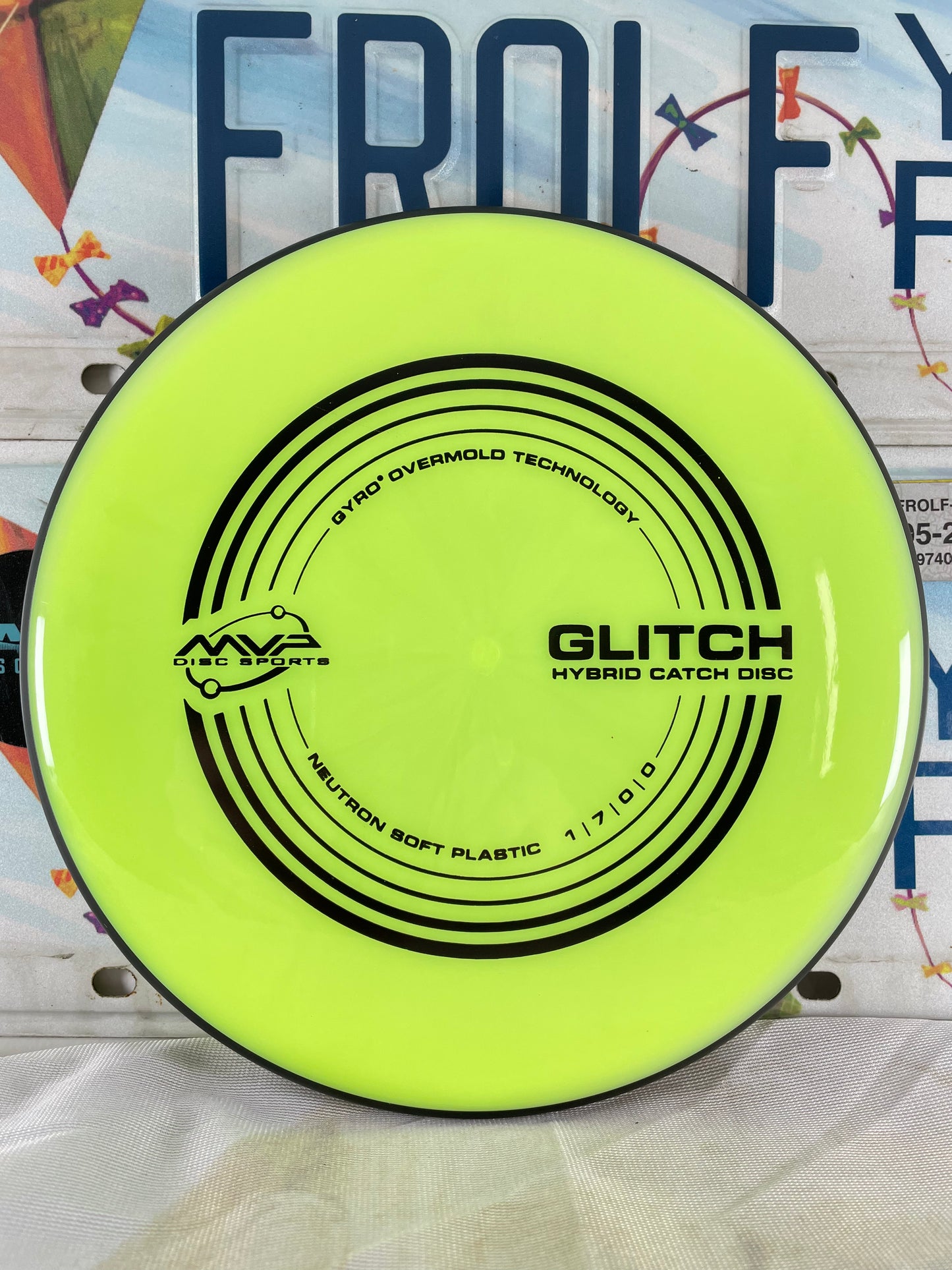 MVP Glitch Neutron Soft Yellow 151g Putter