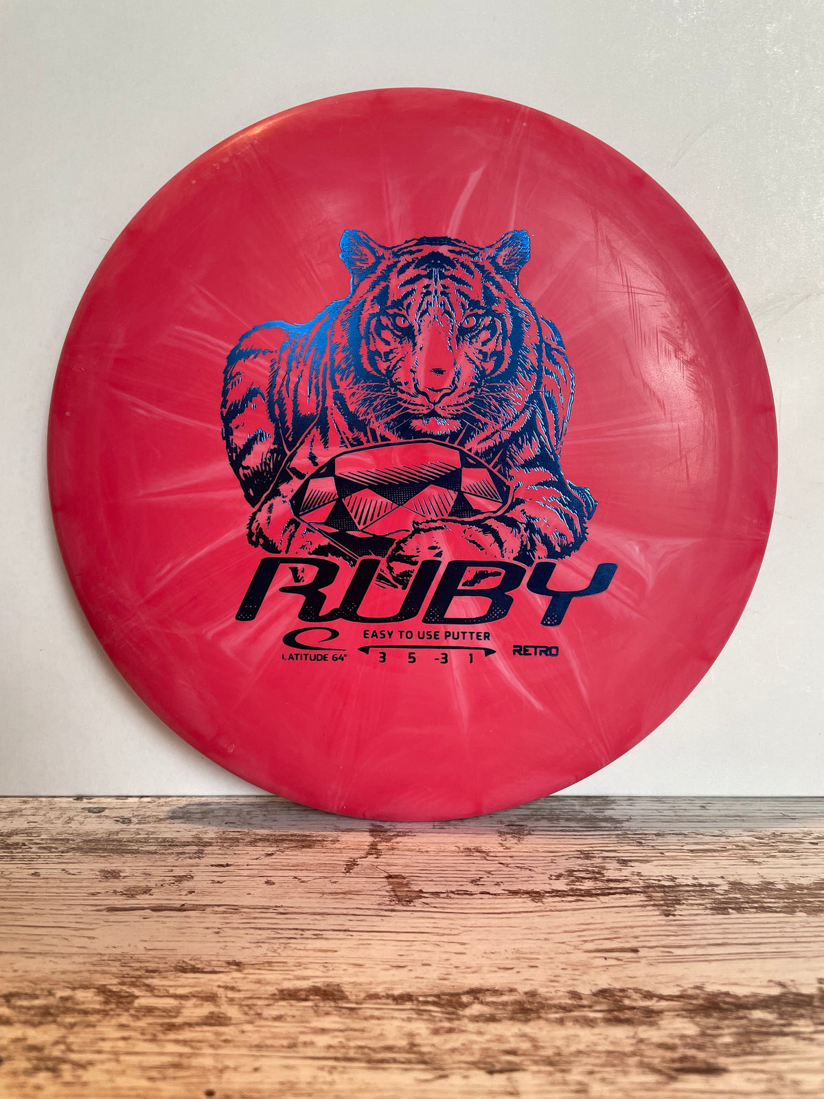 Latitude 64 Ruby Retro Burst Red 158g Putter