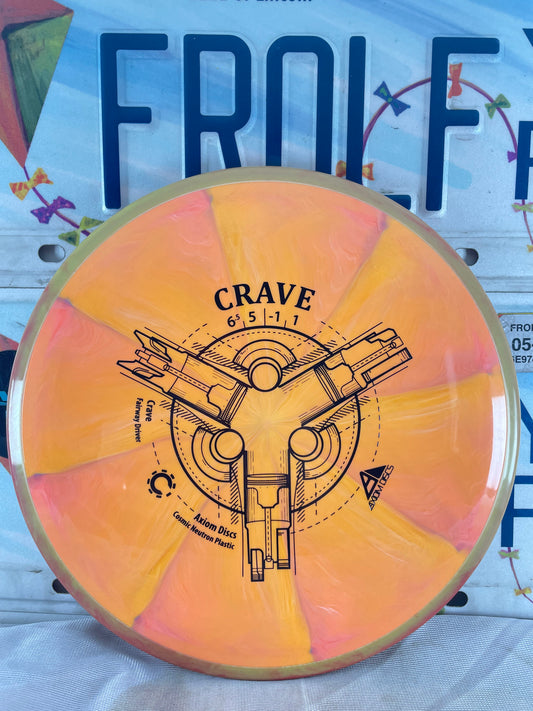 Axiom Crave Cosmic Neutron Orange 175g Fairway Driver
