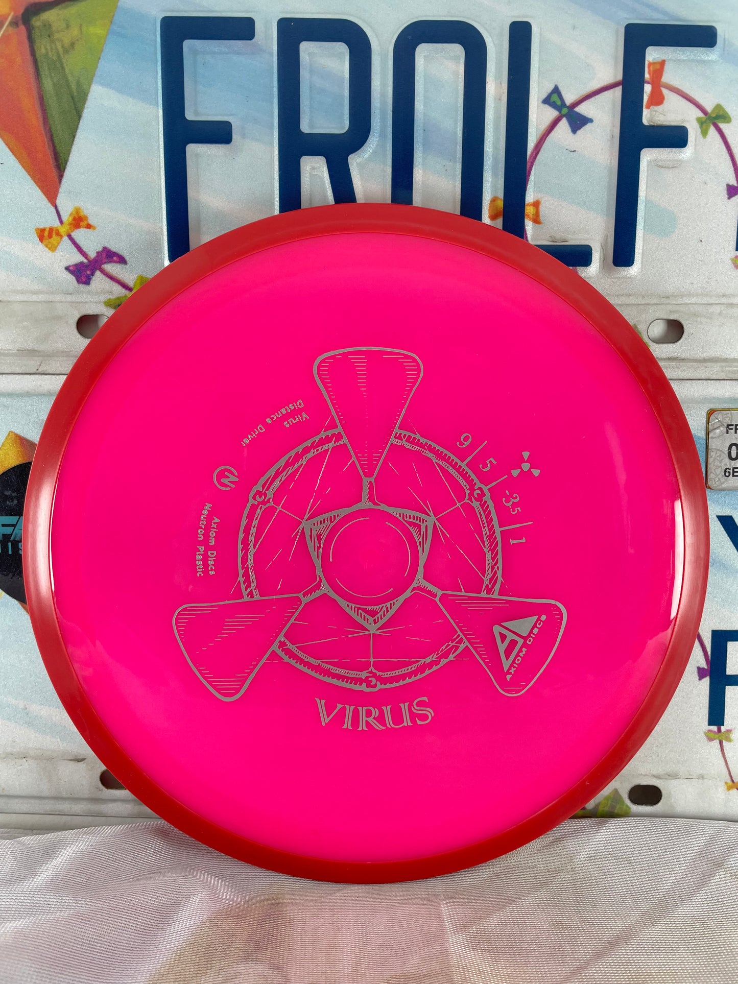Axiom Virus Neutron Pink 171g Distance Driver