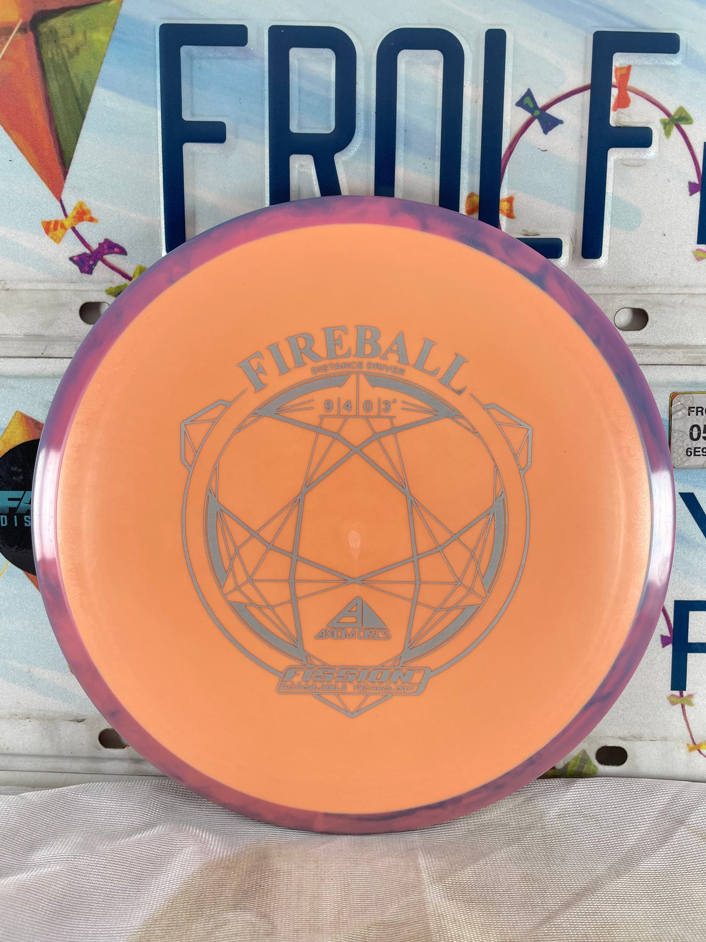 Axiom Fireball Fission Orange 168g Distance Driver