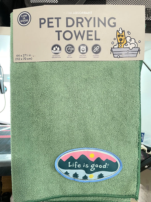 Towel - Microfiber - Life is Good 44”x27”