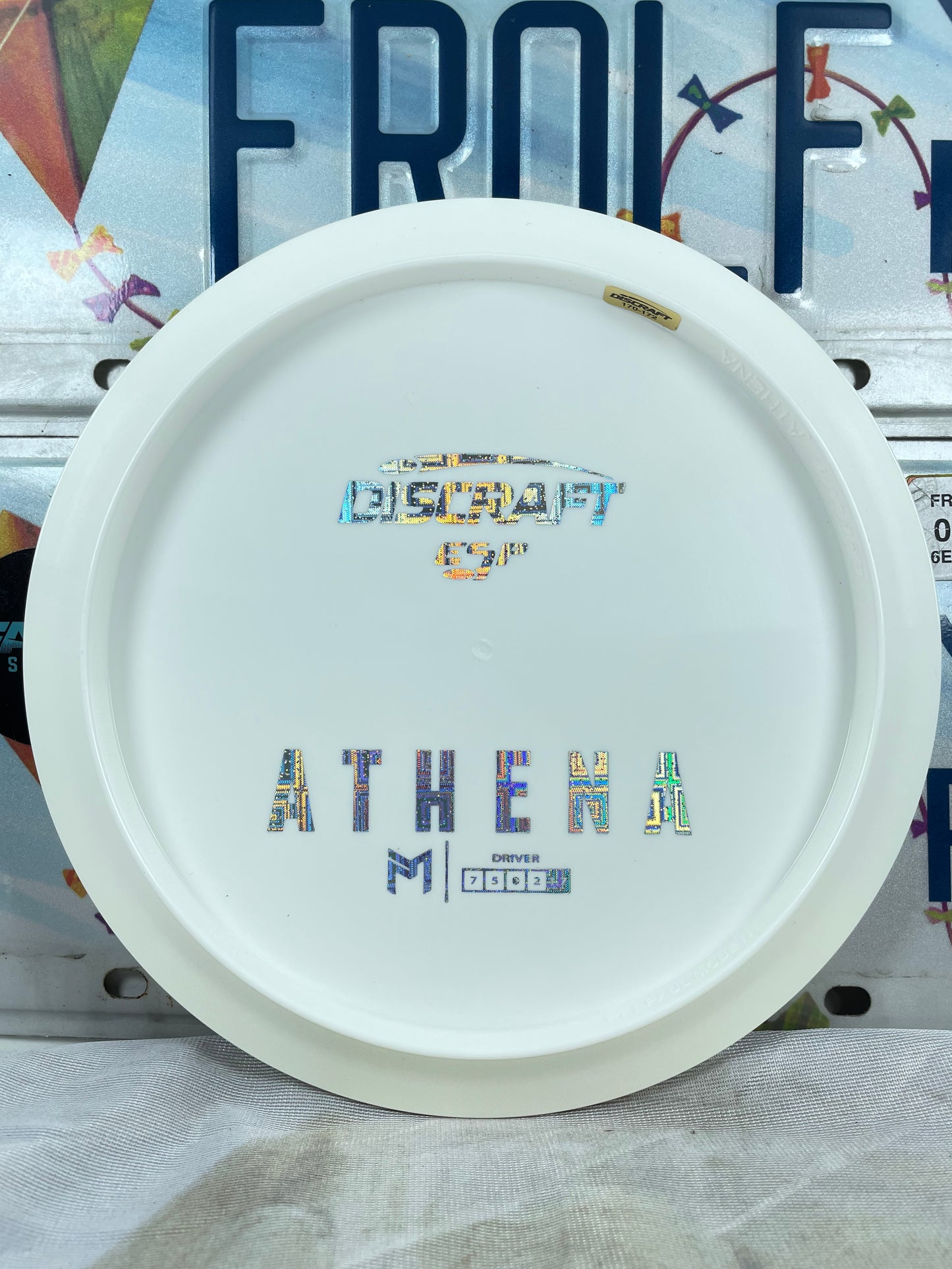 Discraft Athena McBeth ESP White 174g Bottom Stamp Fairway Driver