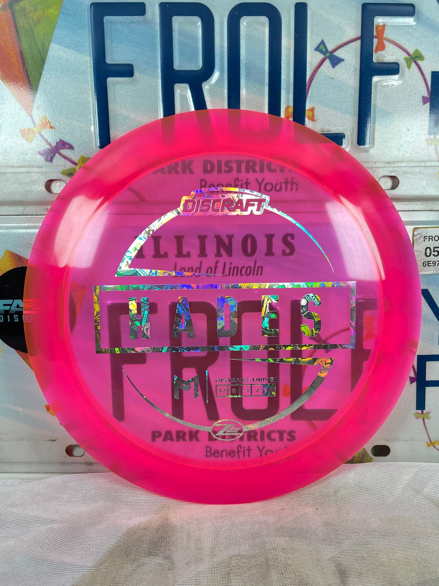 Discraft Hades McBeth Z Lite Pink 158g Distance Driver