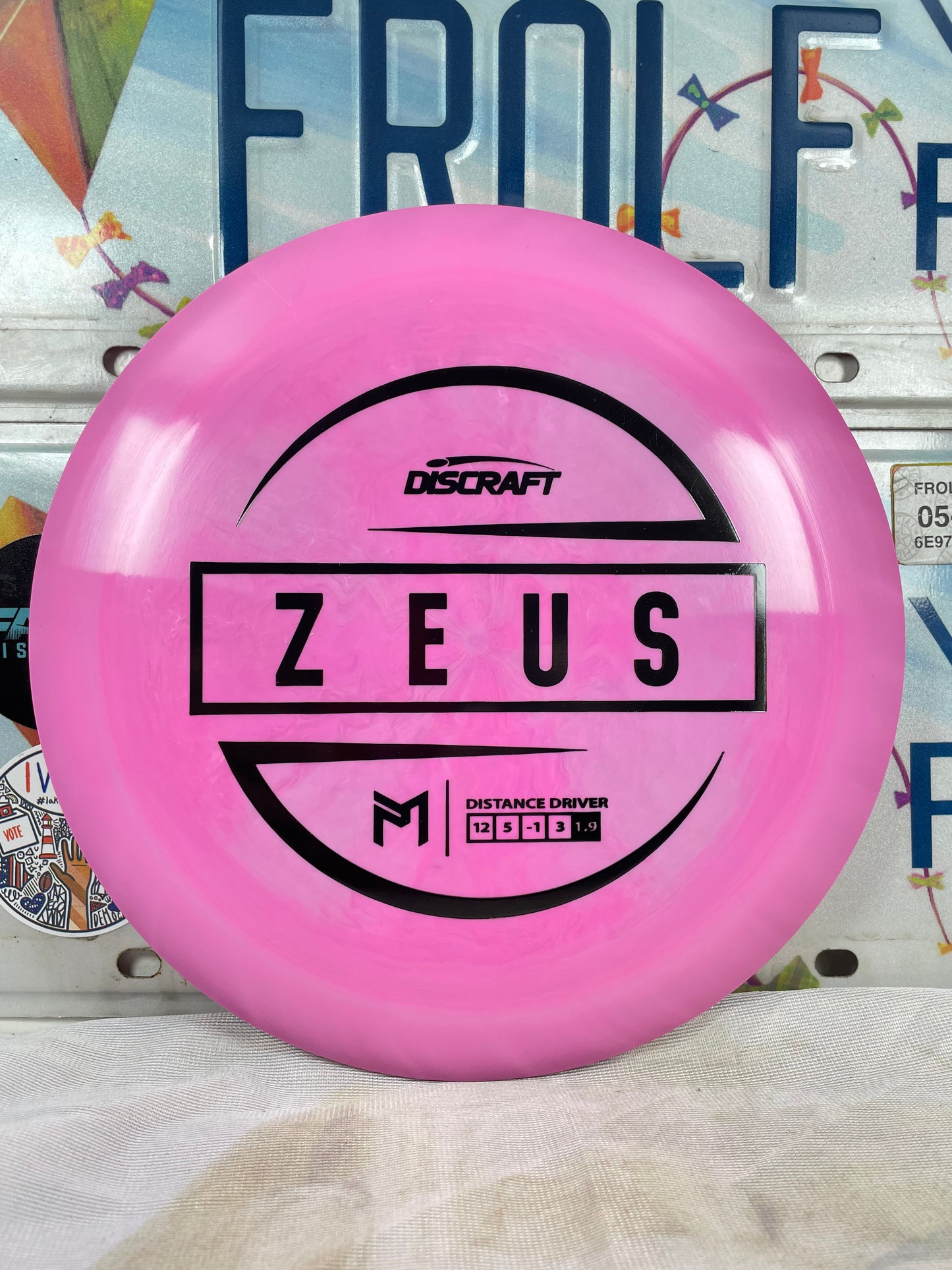 Discraft Zeus McBeth ESP Pink 176g Distance Driver