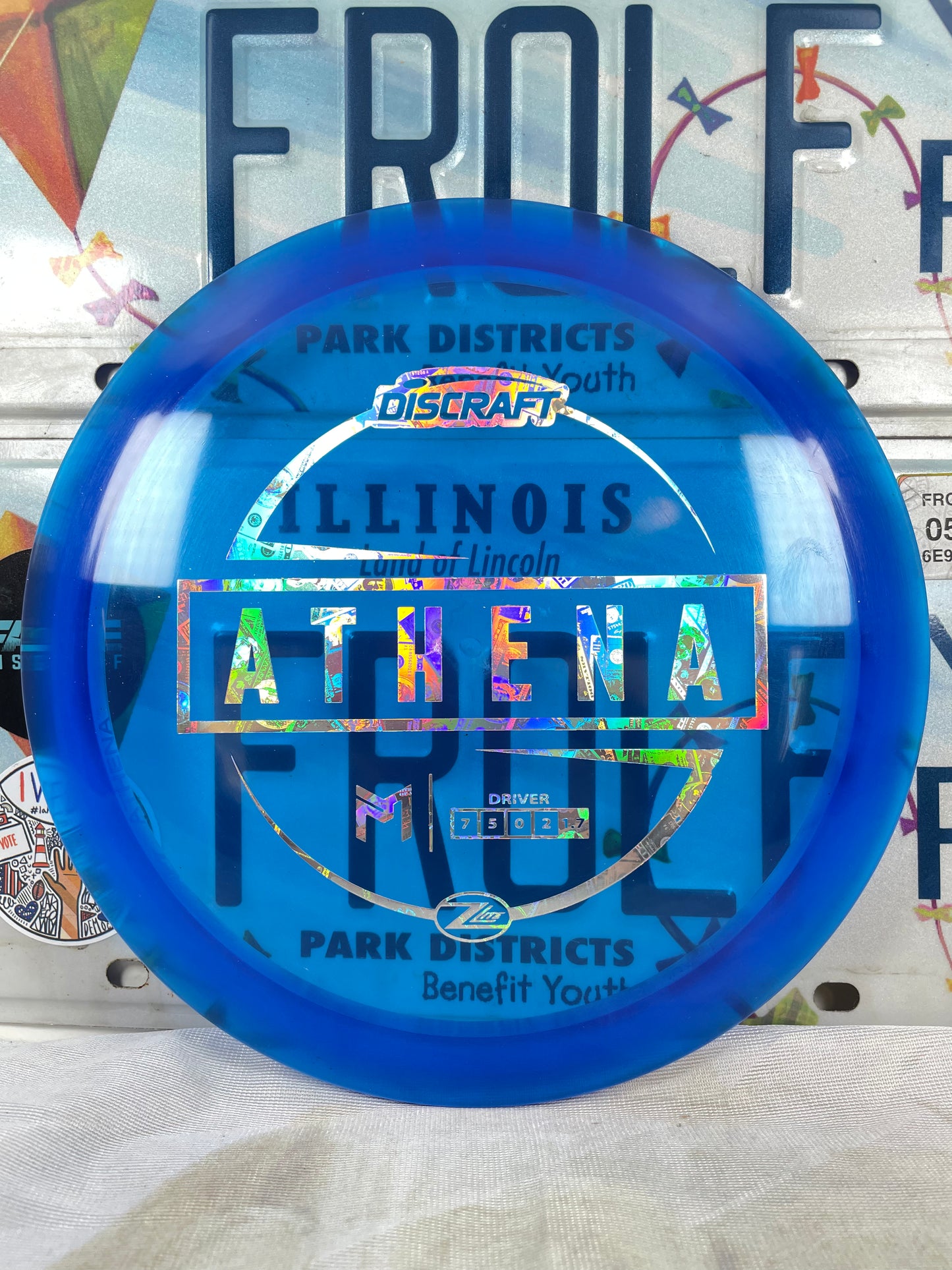 Discraft Athena Z Lite Blue 160g Fairway Driver