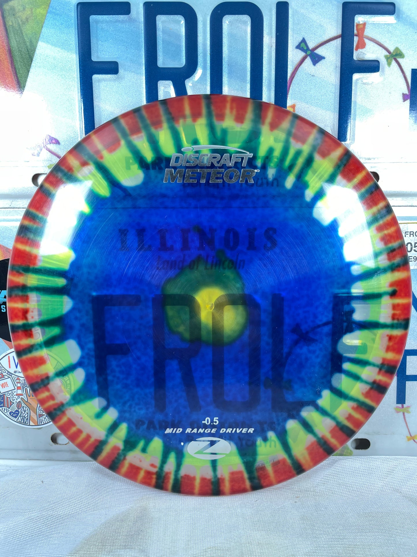 Discraft Meteor Z Fly Dye Blue 178g Midrange