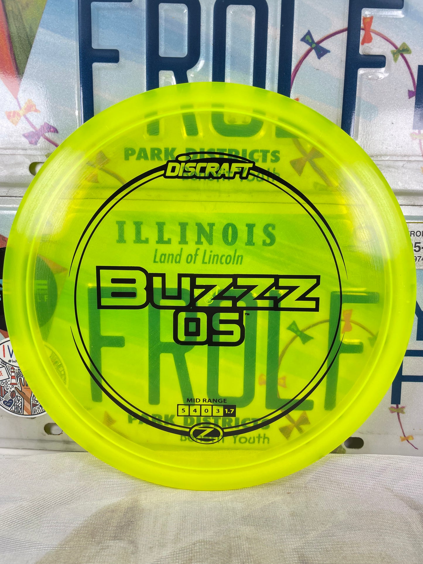 Discraft Buzzz OS Z Line Yellow 171g Midrange