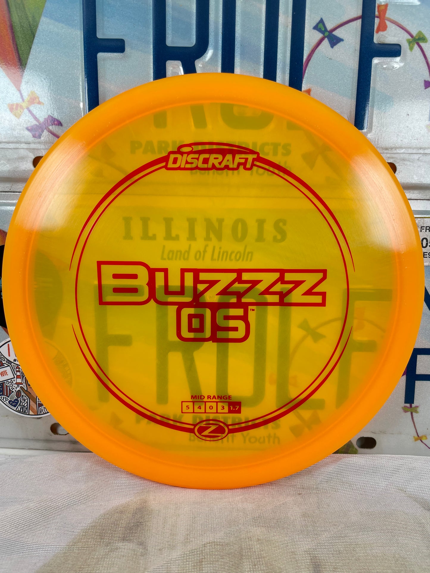 Discraft Buzzz OS Z Line Orange 168g Midrange