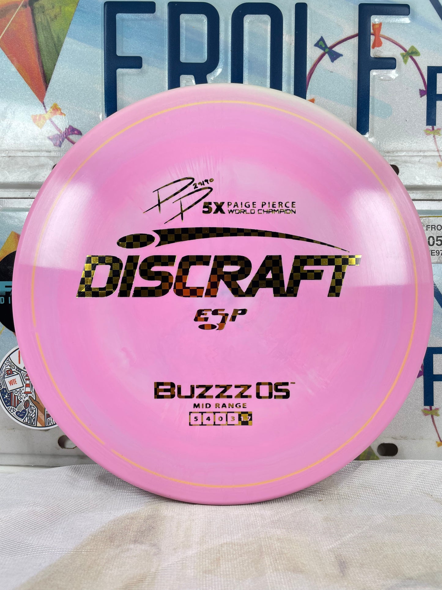 Discraft Buzzz OS ESP Pink 176g Midrange