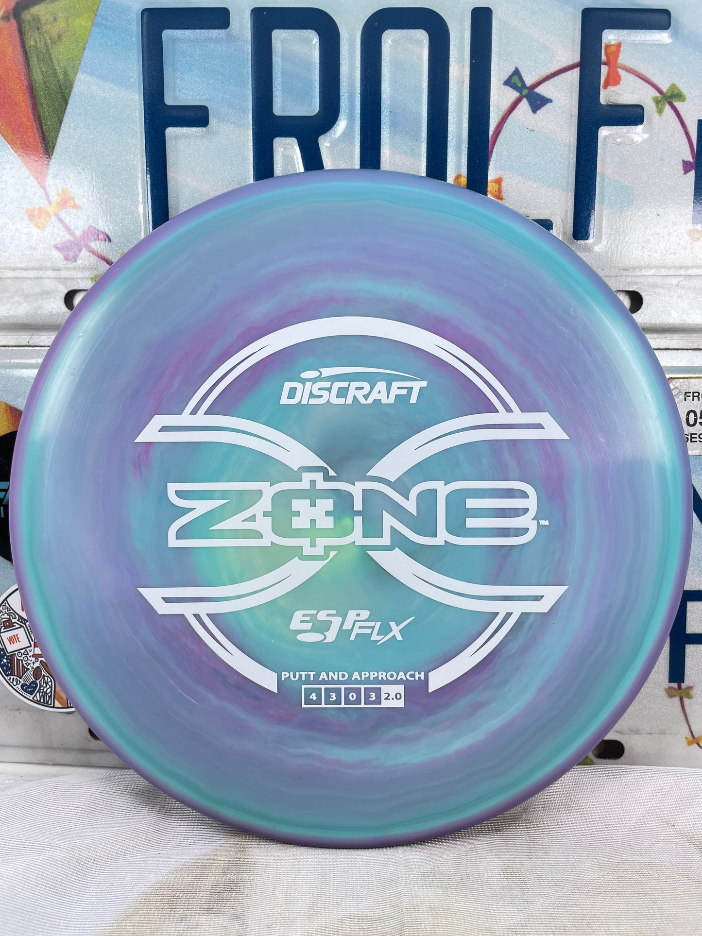 Discraft Zone ESP FLX Teal 173g Putter