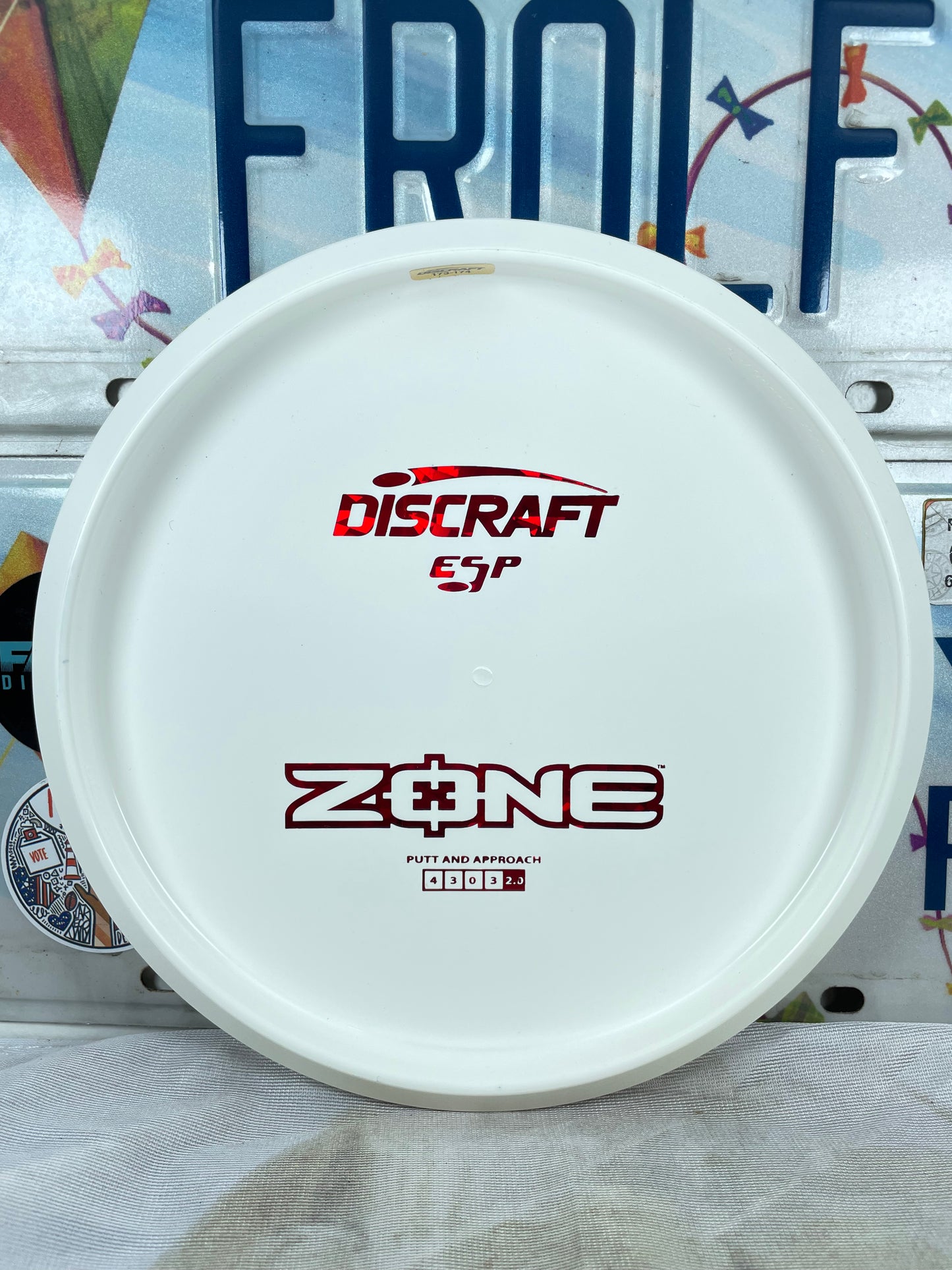 Discraft Zone ESP White 176g Putter