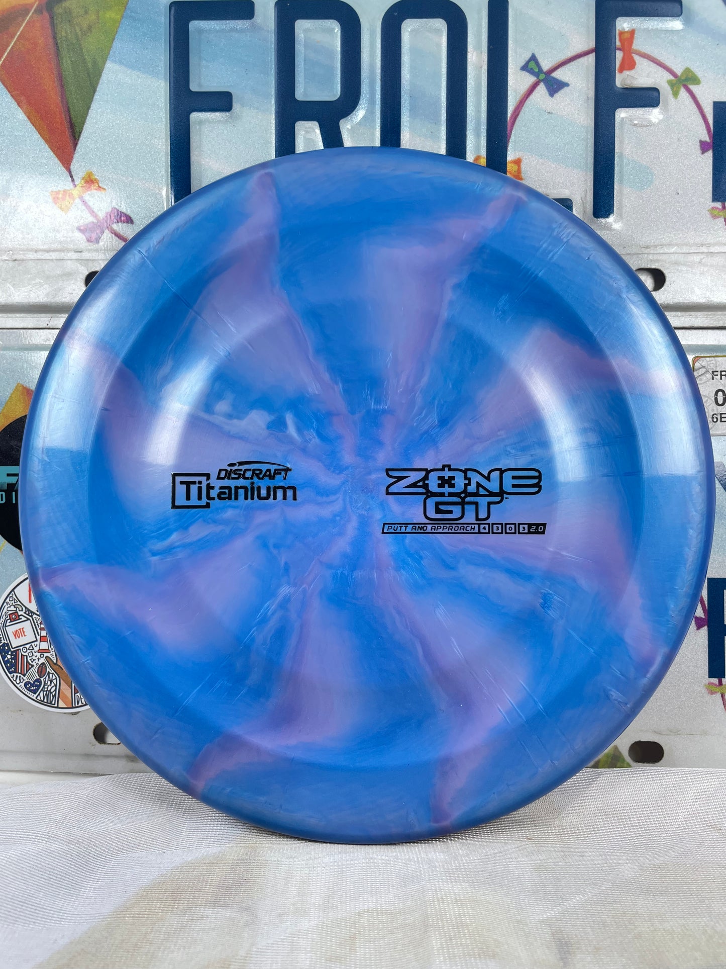 Discraft Zone GT Titanium Blue 168g Putter