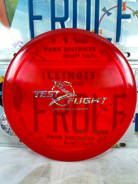 Discraft Zone GT Z Line Red 173g #2 Ringer Top Test Flight Putter