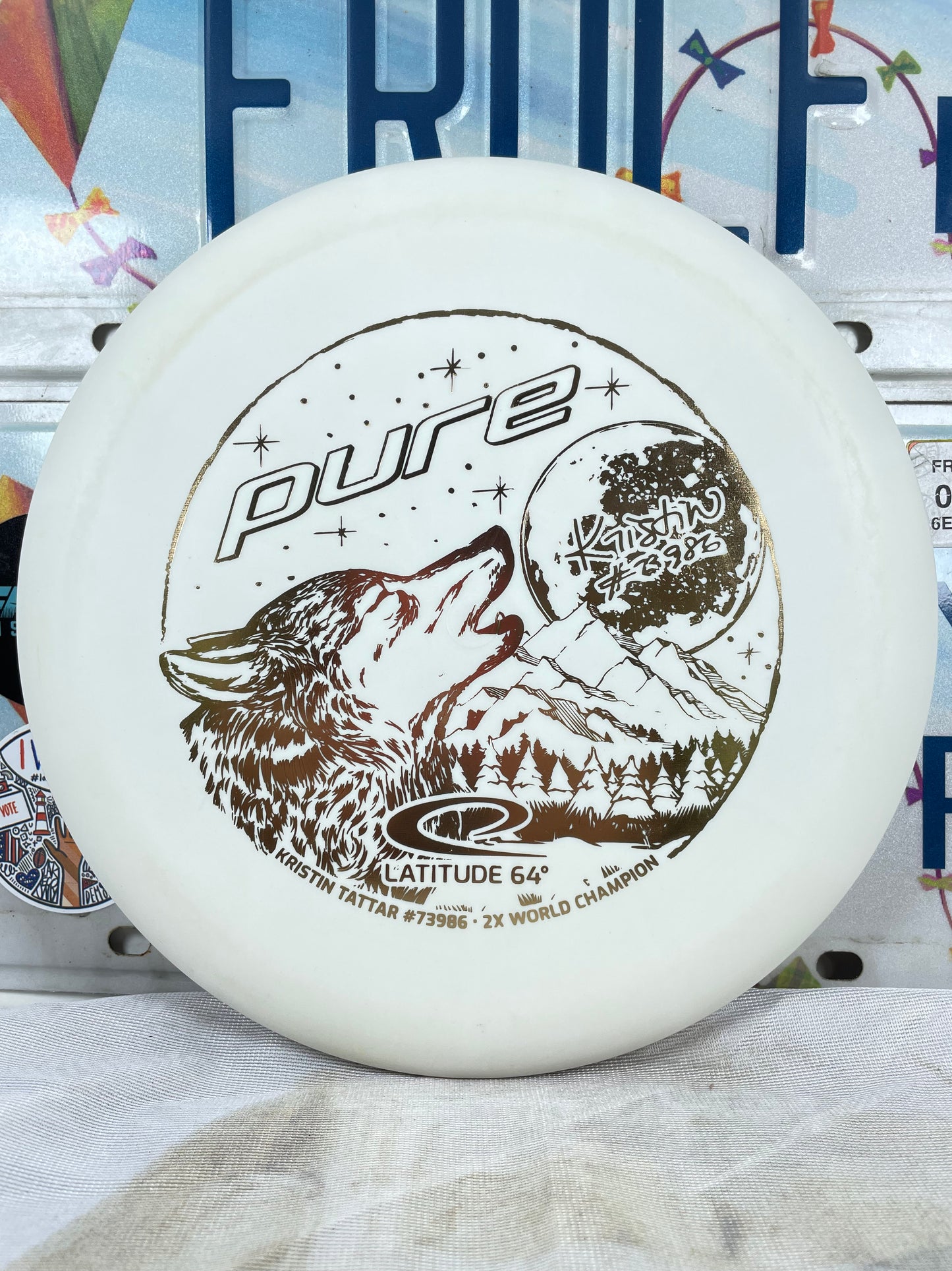 Latitude 64 Pure Zero Medium Moonshine White 176g Tattar Putter