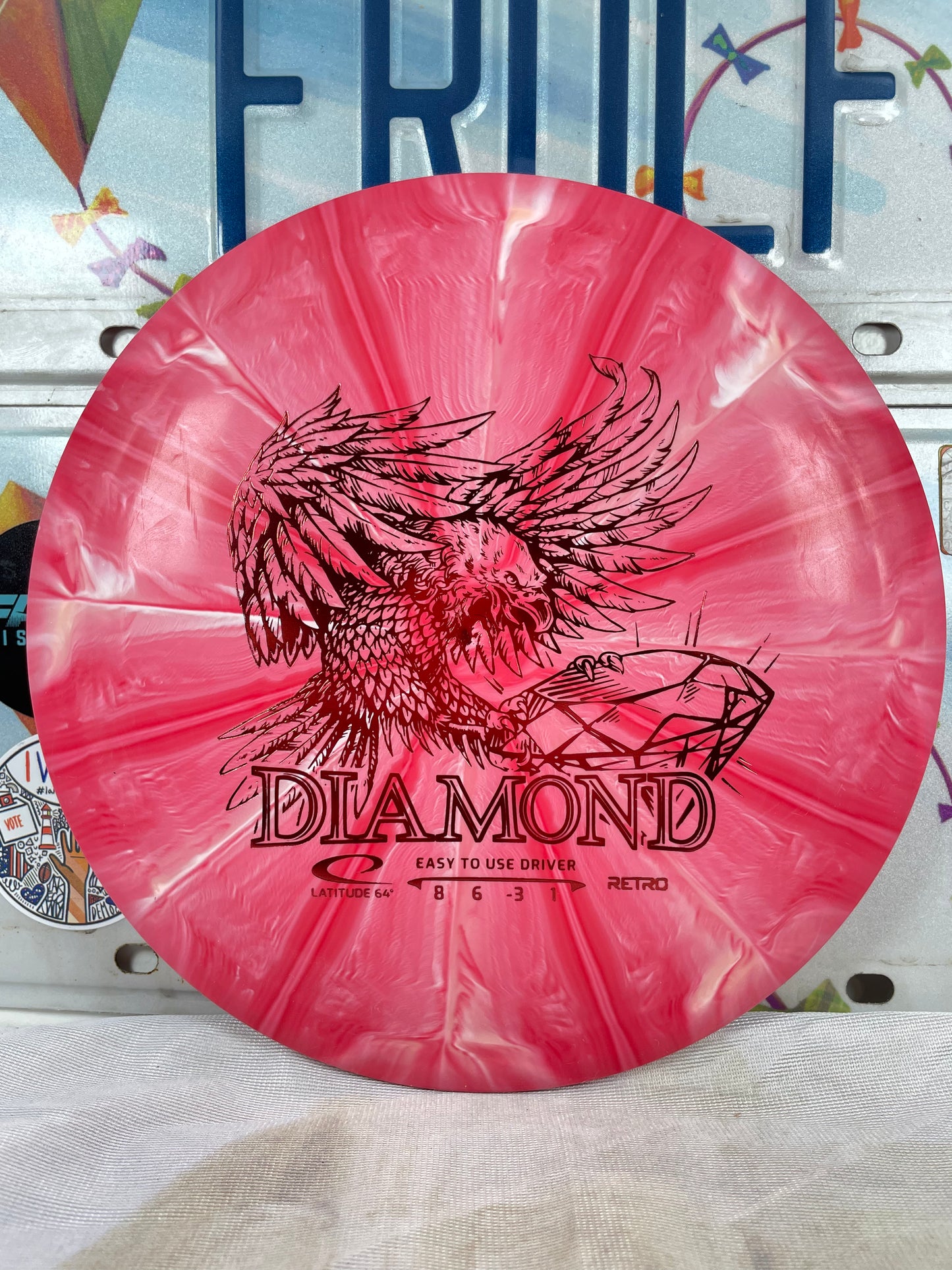 Latitude 64 Diamond Retro Burst Red 156g Fairway Driver
