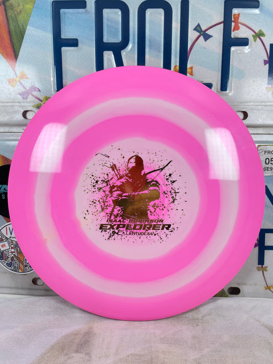 Latitude 64 Explorer Gold Bullseye Pink 173g Robinson 2025 Fairway Driver