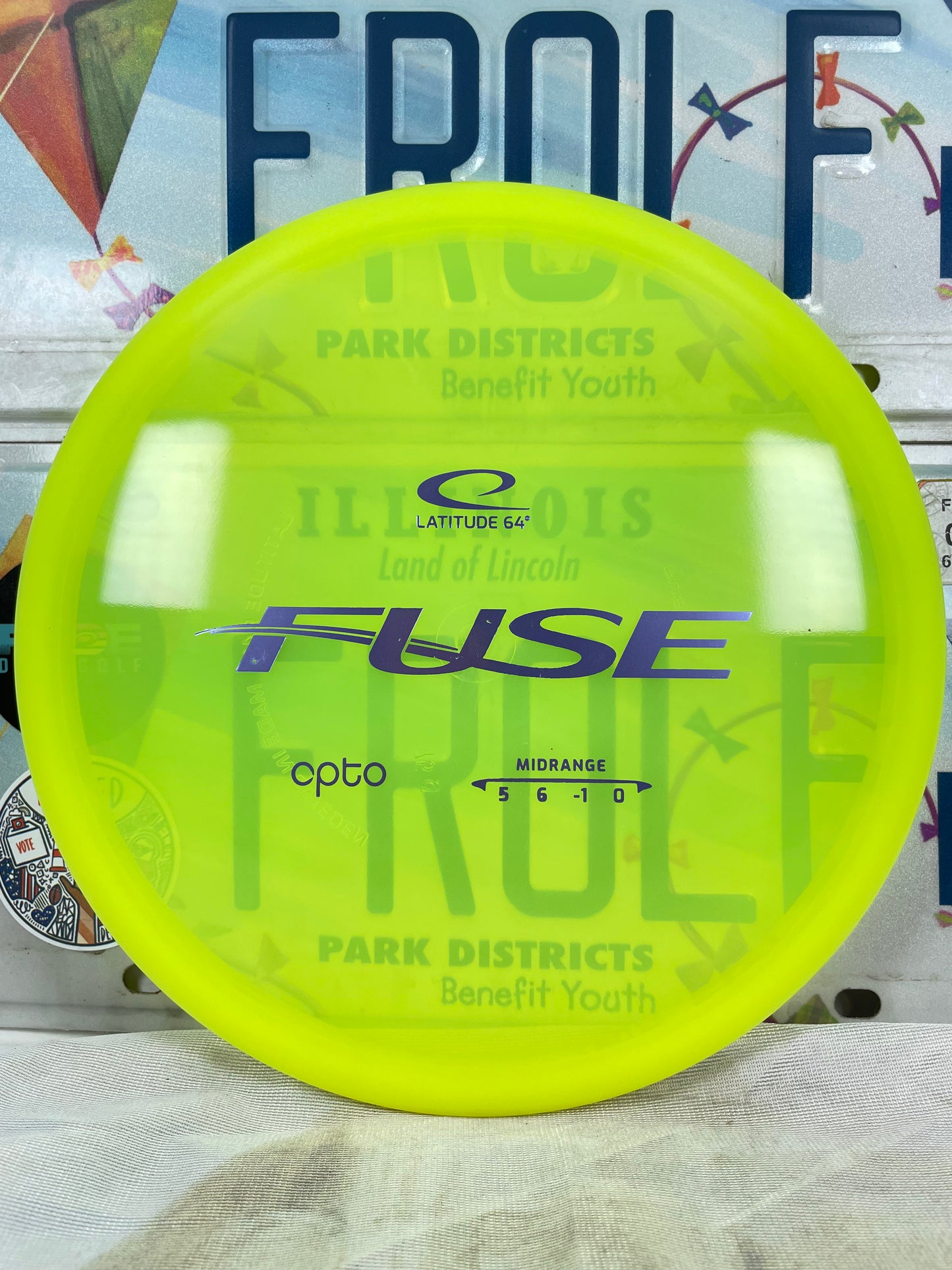 Latitude 64 Fuse Opto Yellow 175g Midrange