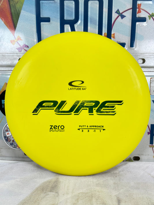 Latitude 64 Pure Zero Hard Yellow 173g Putter