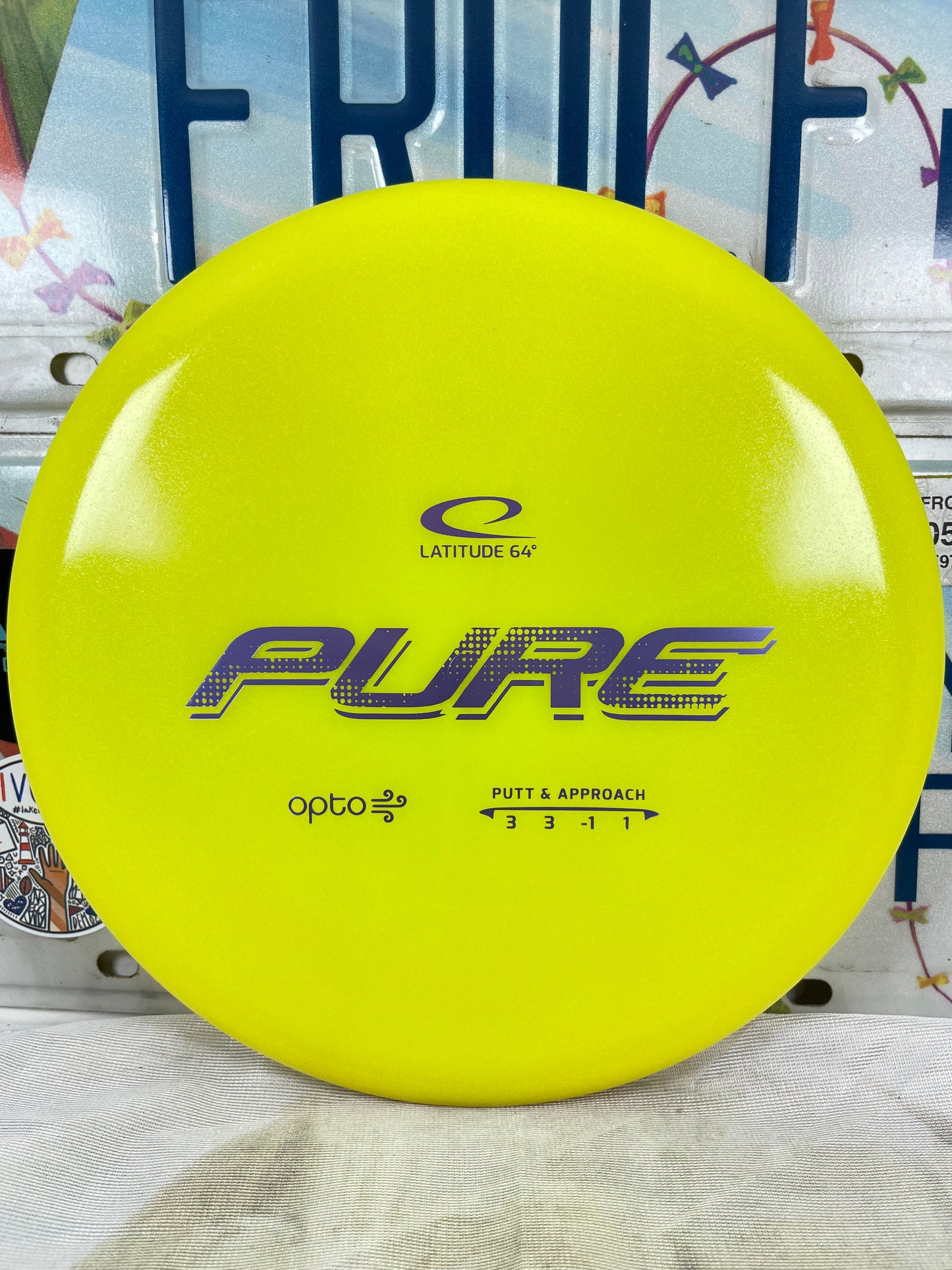Latitude 64 Pure Opto Air Yellow 159g Putter