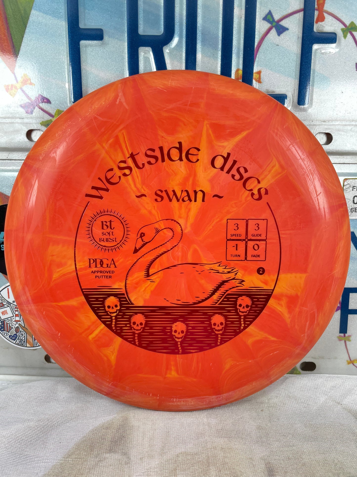 Westside Swan BT Soft Burst Orange 175g Putter