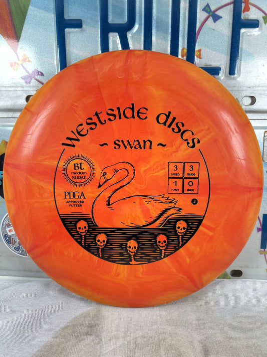 Westside Swan BT Medium Burst Orange 175g Putter