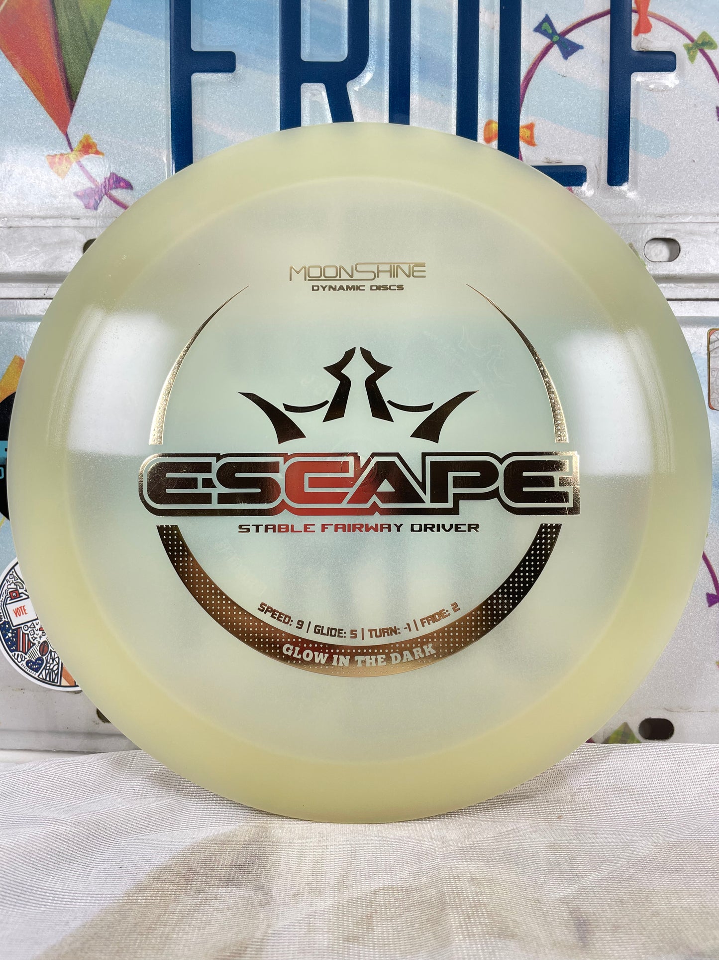 Dynamic Discs Escape Lucid Moonshine Clear 173g Distance Driver