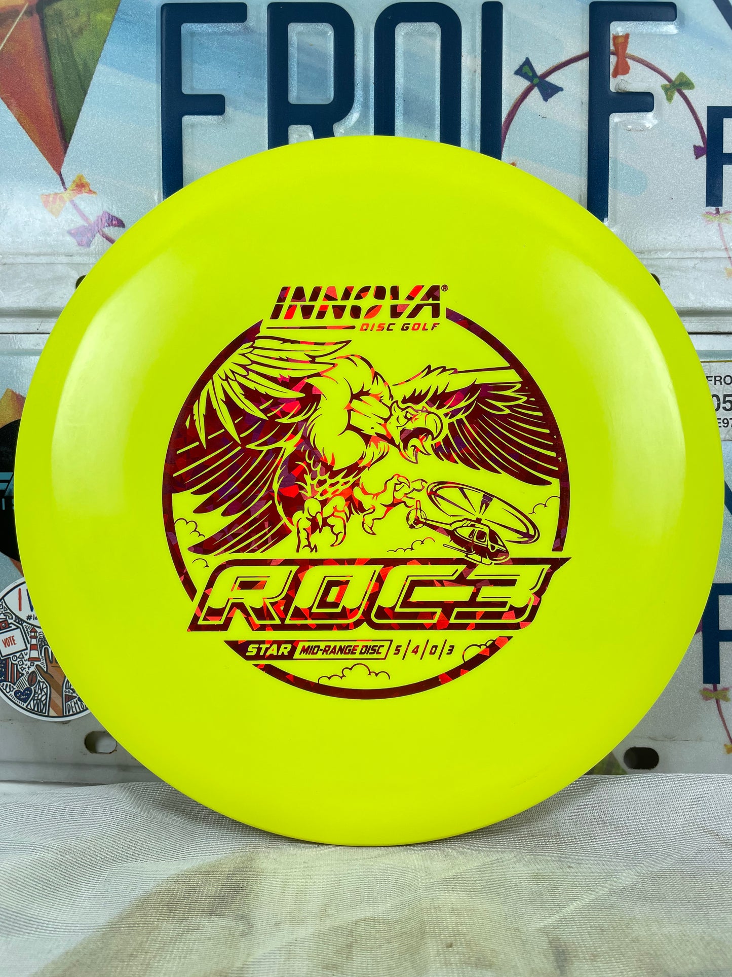 Innova Roc3 Star Yellow 180g Midrange